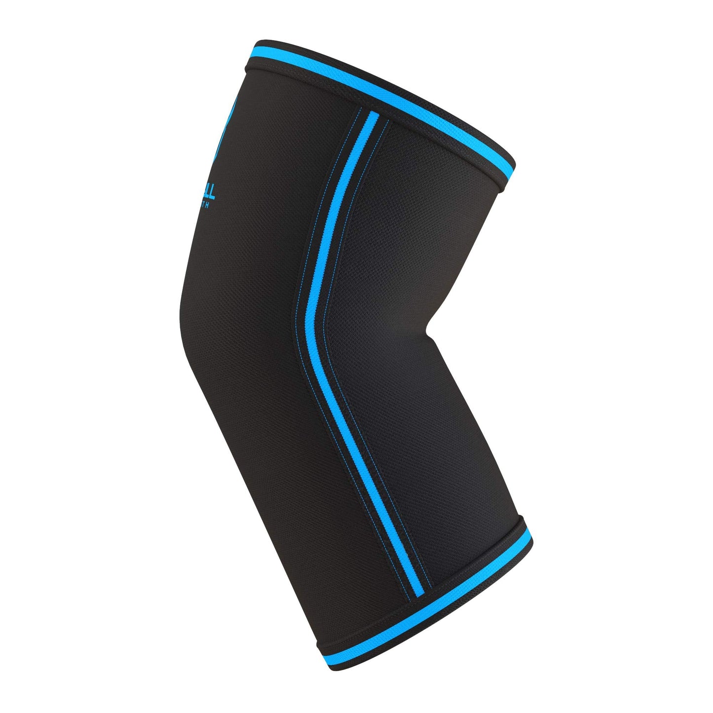 Elbow Sleeves 5mm (1 Pair) - High Performance Elbow Sleeve Support for Weightlifting, Weight Training & Powerlifting - Best Compression Straps - for Men and Women (X-Small, Black/Blue)