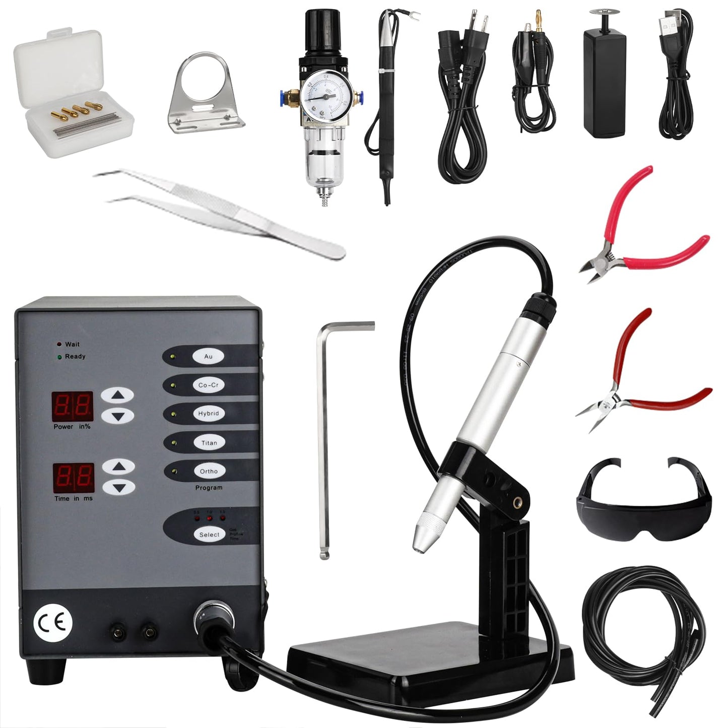 LVCHEN Pulse Arc Welder Permanent Jewelry - Orion Jewelry Welder,110v Permanent Jewelry Welder Kit,100a Welder for Permanent Jewelry