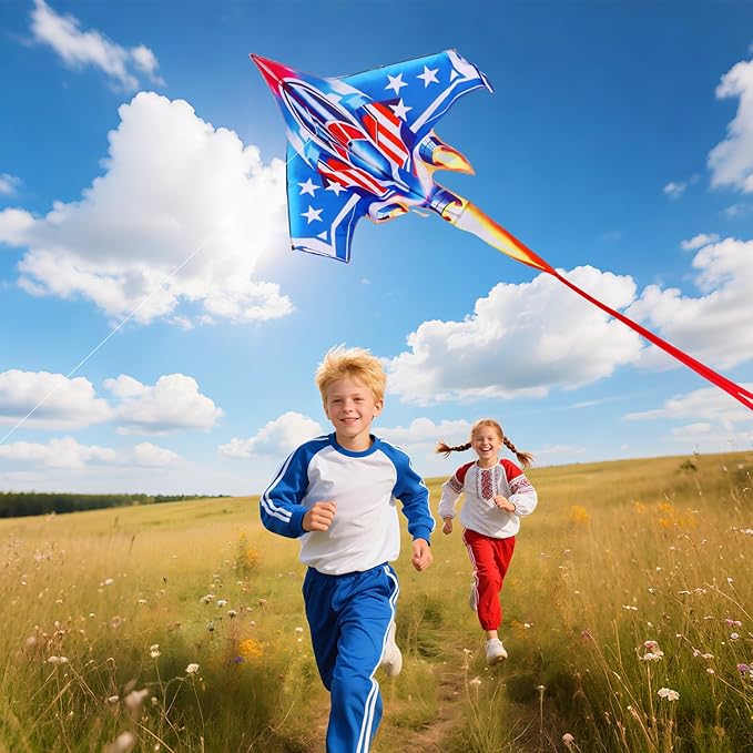 for Kids & Adults Easy to Fly, Large Kites for Adults,Beginner Kite for Kids Ages 4-8, 8-12, Perfect for Beach Trip and Family Activities