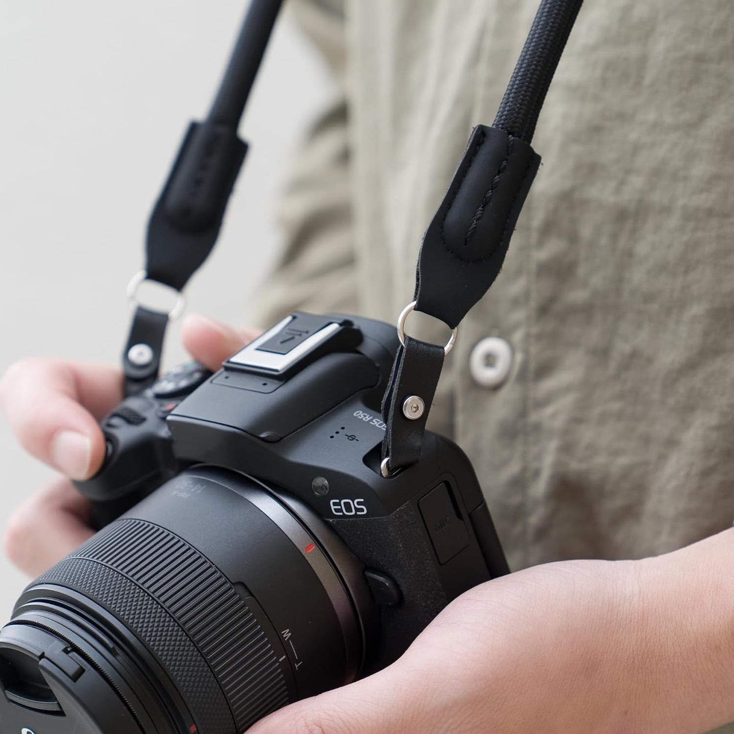 R6 R5 R50 R50V R100 R10 R8 R7 R6 R5 R1 R3 ZV-E10 ZVE10 ZVE10II Camera Hand Wrist Shoulder Neck Strap Adapter Loop