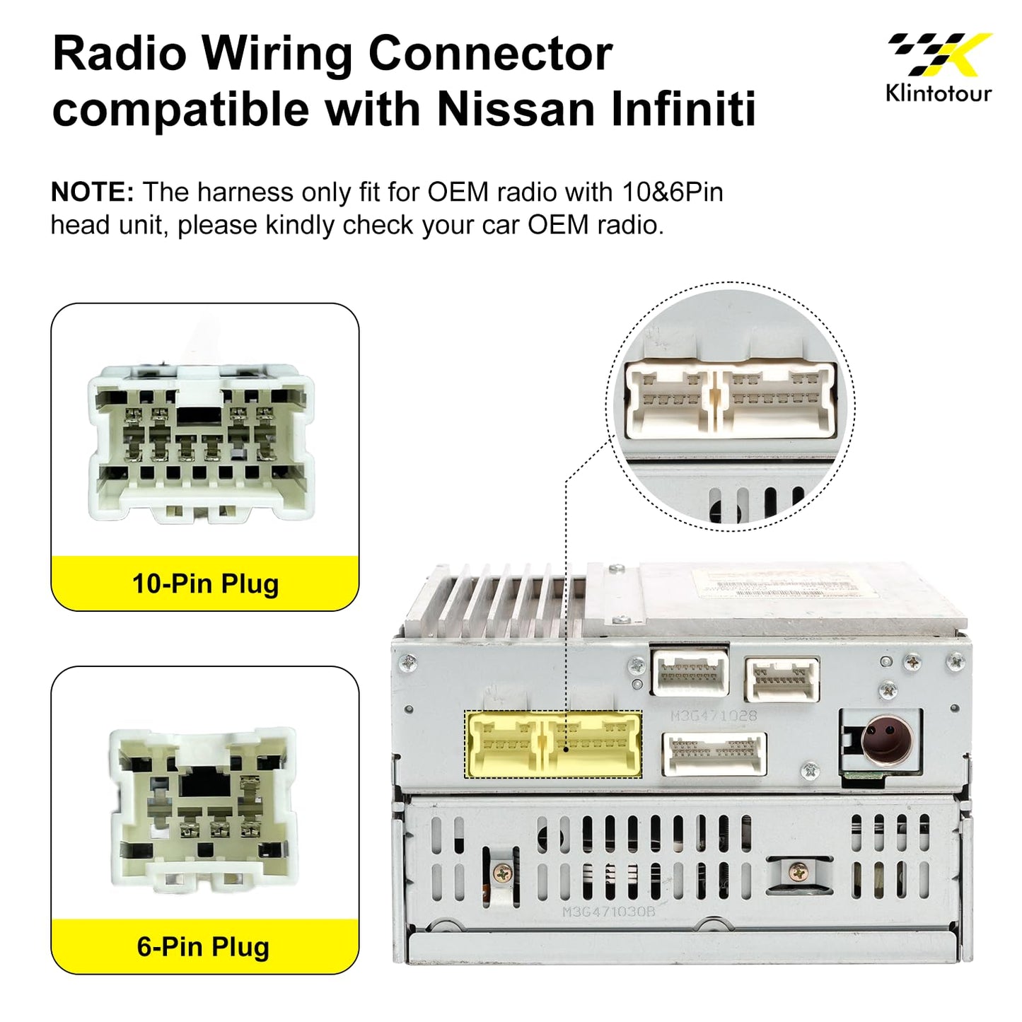 1995-2013/Infiniti 1997-2012, FX35 FX45 G20 I30 Q45 QX4 QX56 Aftermarket Radio Wiring Harness Compatible with Nissan