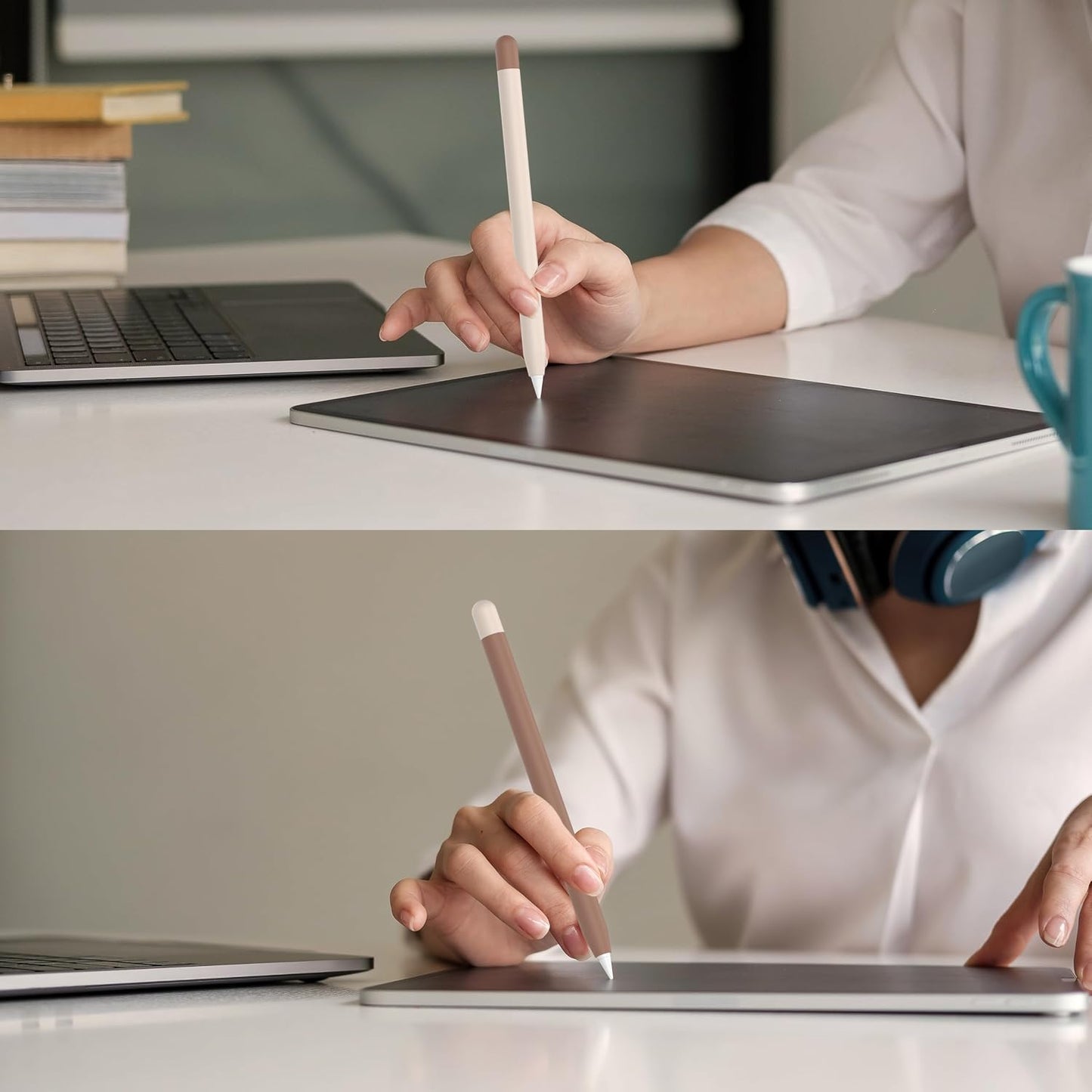 FAFALITHIC 2 Pack 1st Silicone Case Compatible with Apple Pencil Generation Cover Protective Sleeve Comfortable Grip