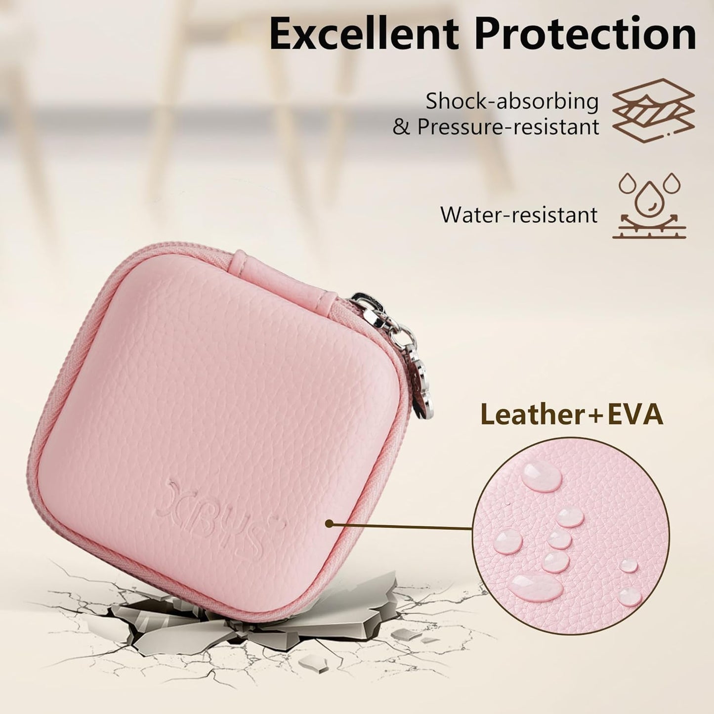 Linpr (1st/2nd Card Reader Case for Square Contactless & Chip Reader Gen), Mini Hard Shell Carrying Bag, Fits Credit