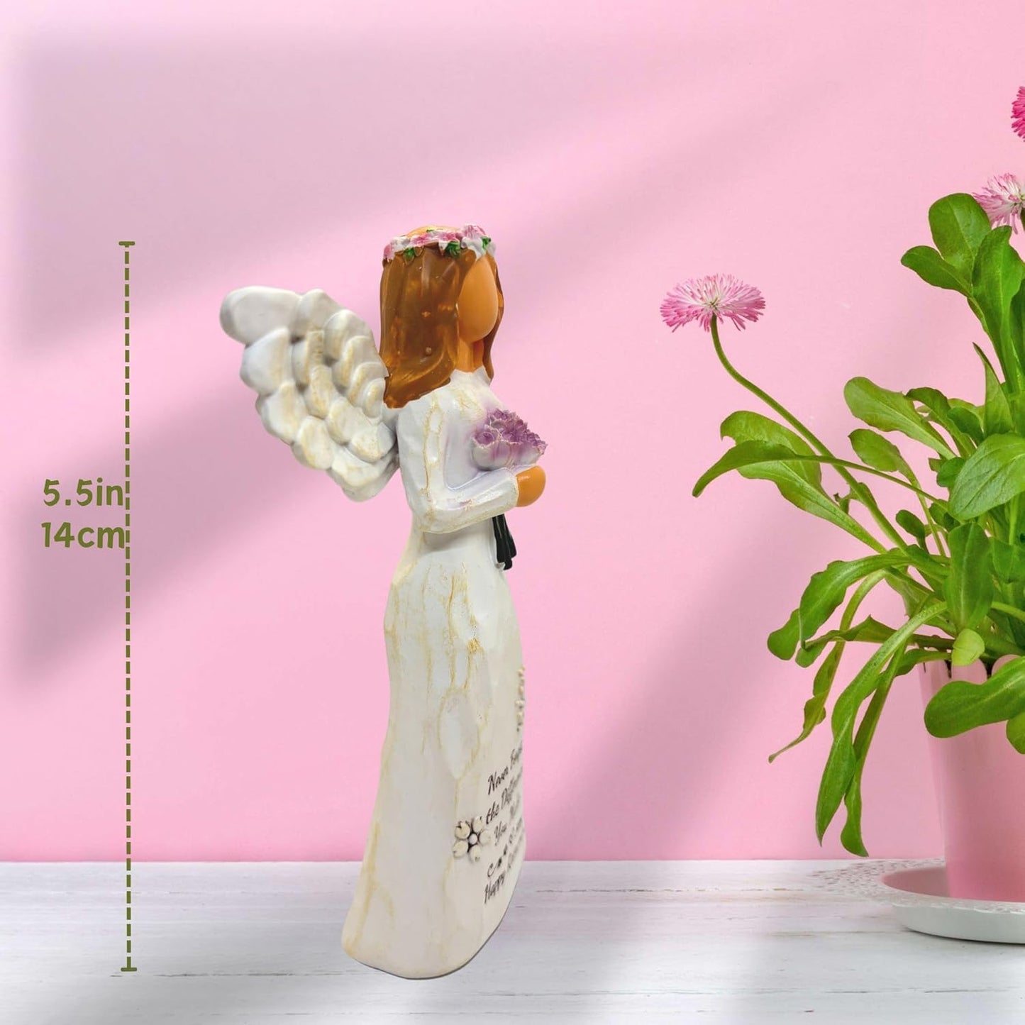 Skiennix Retirement Gift for Women - 5.5” Angel Figurine with Card | Perfect for Coworkers & Friends