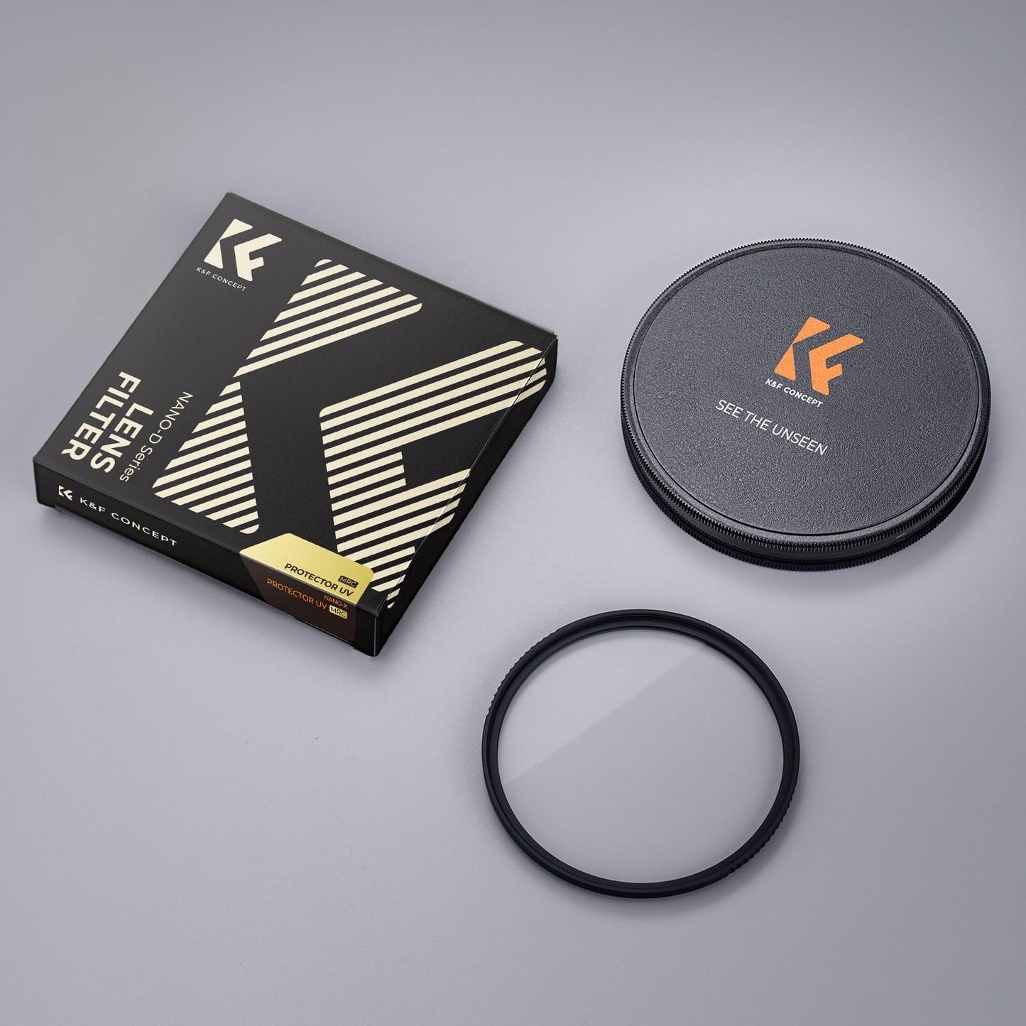 K&F CONCEPT 55mm 28 MC UV Protection Filter Shockproof Tempered Optical Glass with Multi-Layer Coatings