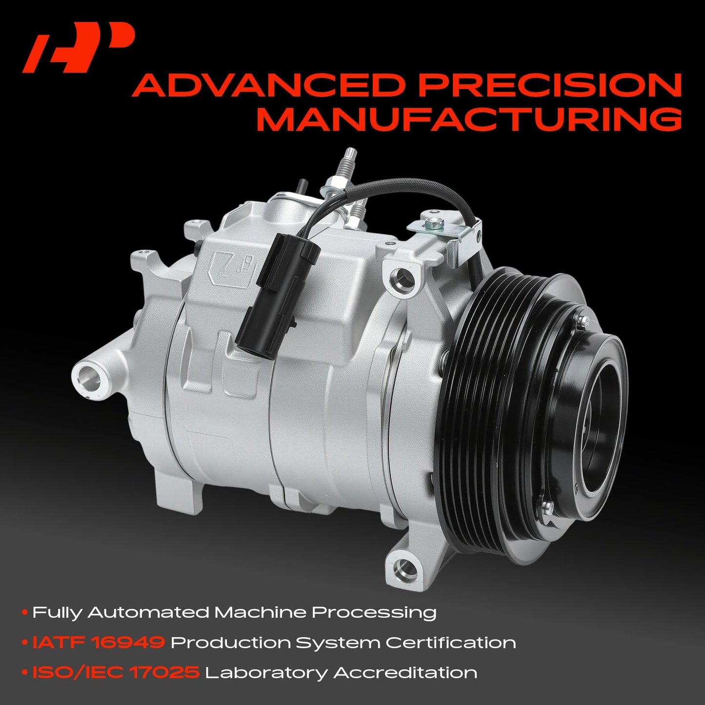 A-Premium A/C Compressor with Clutch Compatible with Chrysler 300 2007-2010, Dodge Charger Challenger 2009-2010, Magnum 2007-2008, 3.5L 4.0L