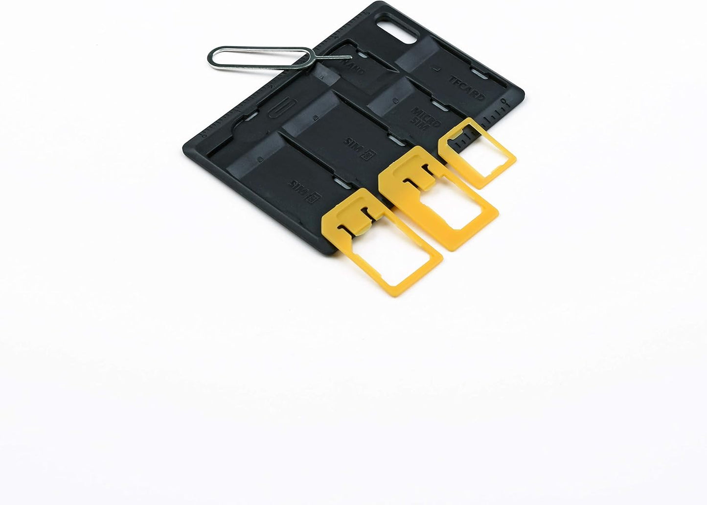 CARD DEVIL 2 Packs Set SIM Adapter Kit With Tray Eject Pin, Card Holder, Micro SD and Nano Storage Tool for Standard