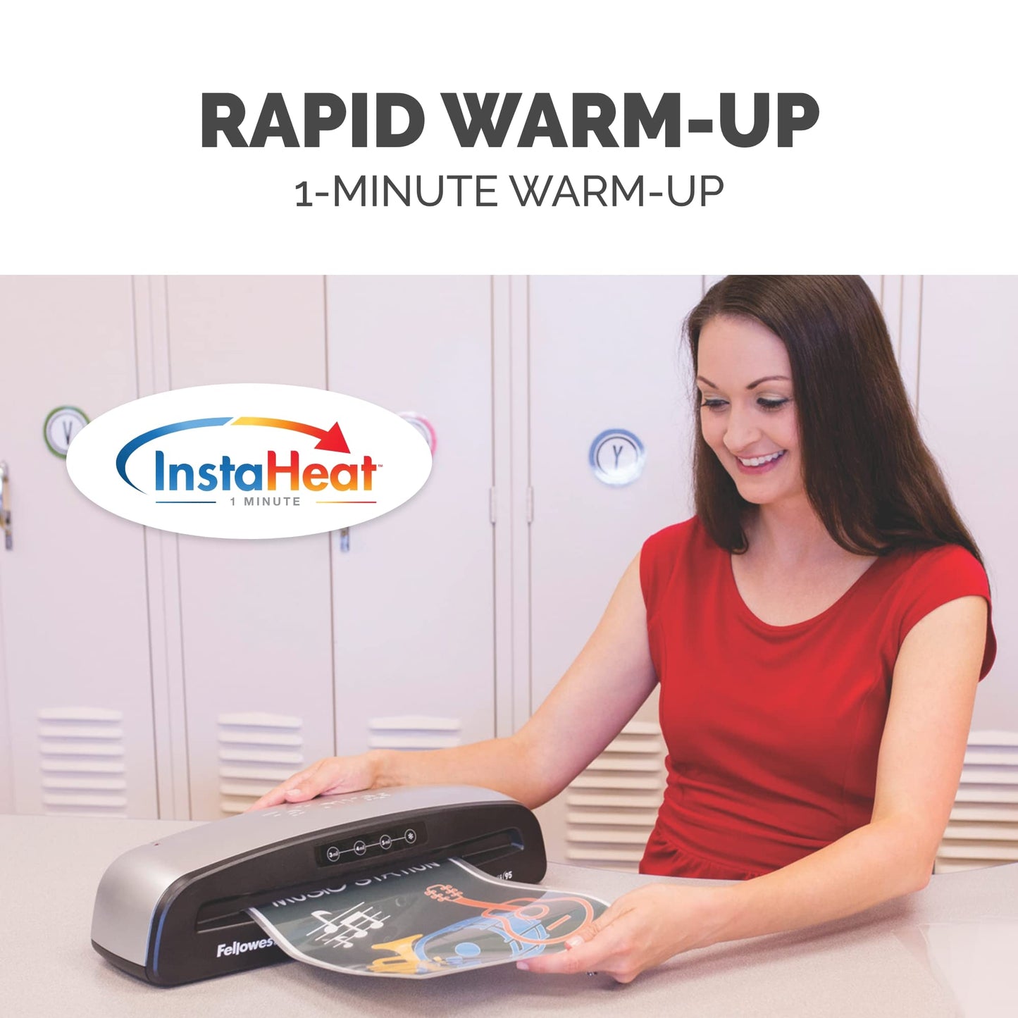 Fellowes Saturn 3i 95 Thermal Laminator Machine Bundle with Laminating Pouches