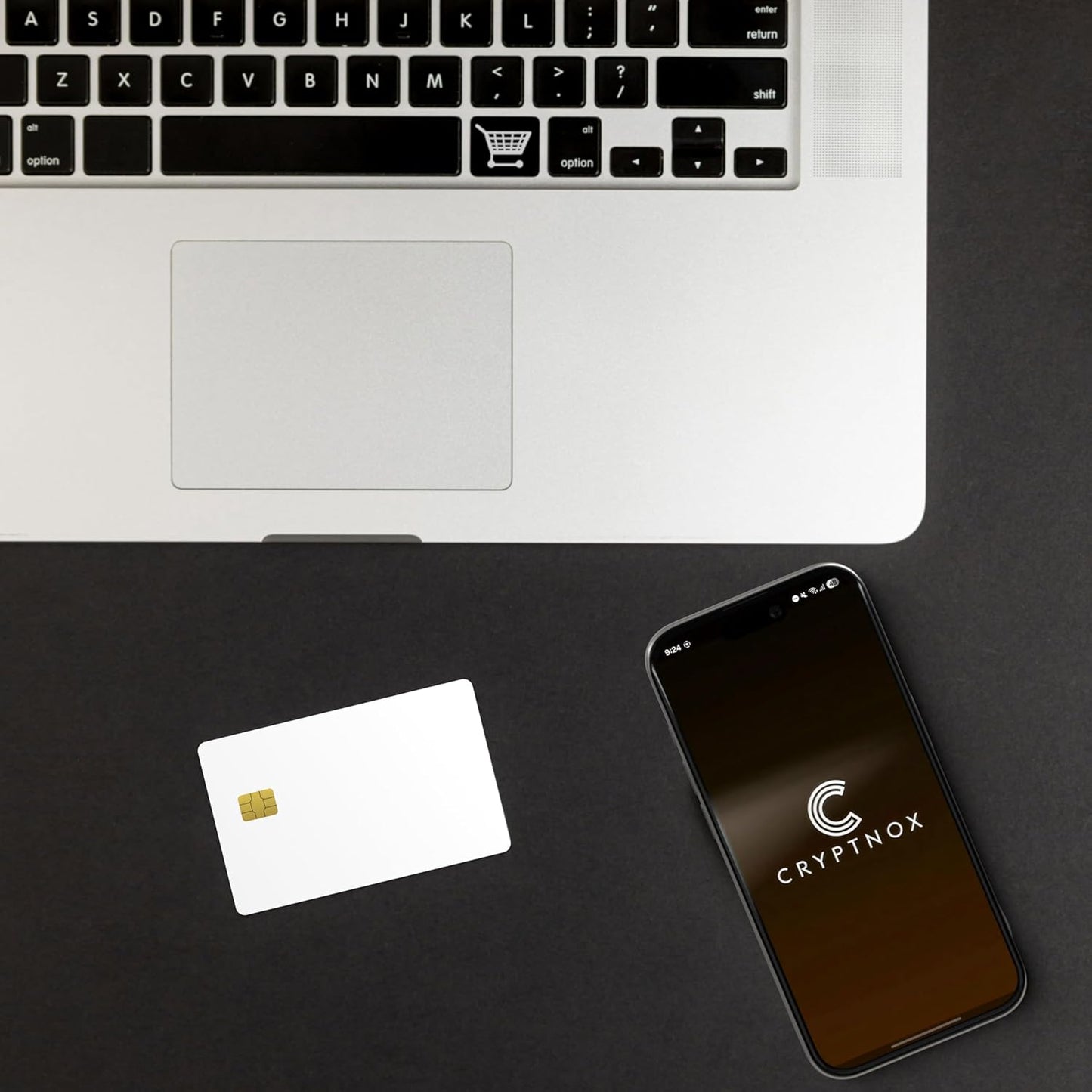 Cryptnox FIDO2 (2FA) 2.1 1 2FA Security Key Card, Two Factor Authentication NFC Security Key FIDO Level Certified