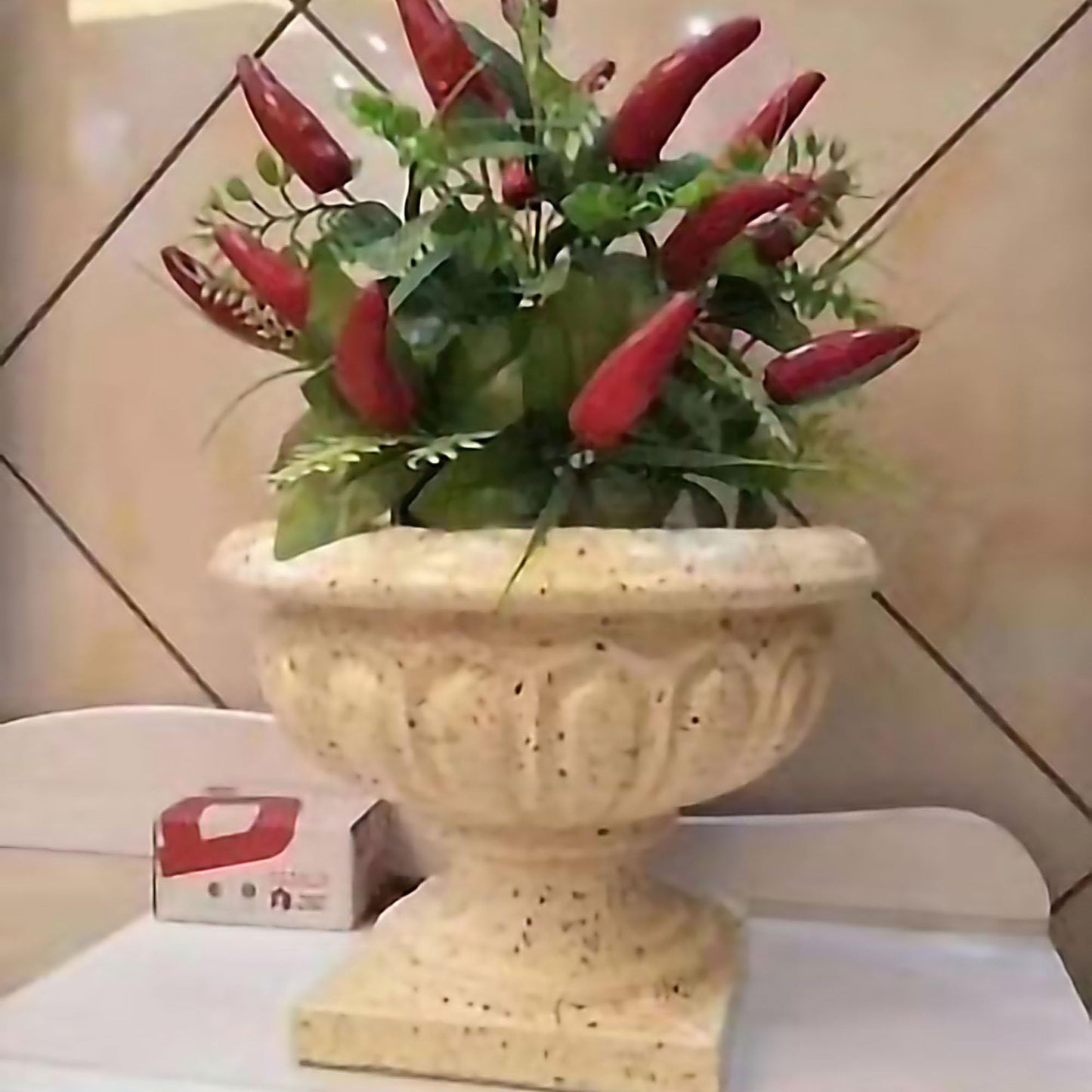Arthevermil ABS Mold for Classical Pedestal Planter – Reusable Flower Pot Mold for DIY Concrete Garden Urn, Home Patio Balcony Outdoor Decoration