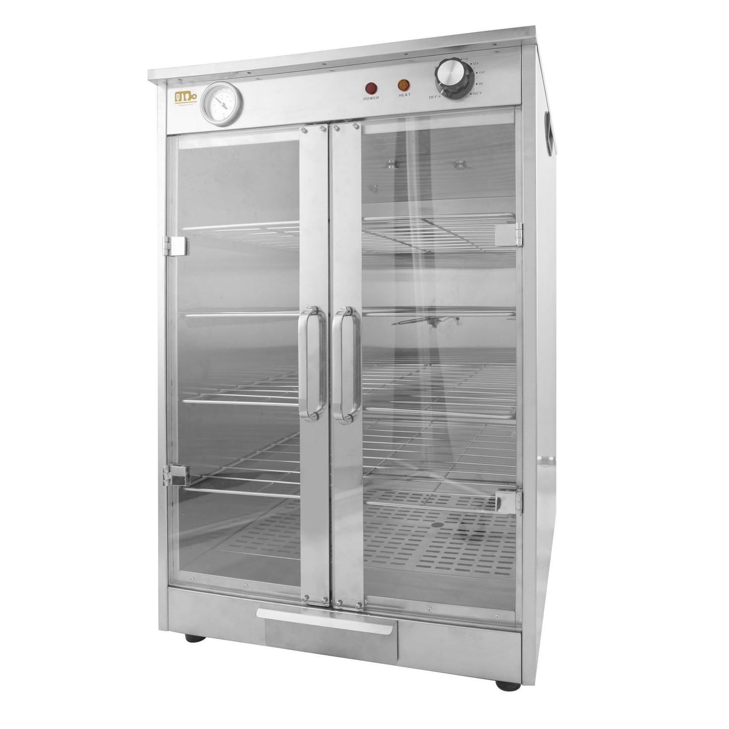 5-Shelf Electric Hot Box Food Warmer, Fits up to (10) 16" Pizza Boxes, Countertop Heated Holding Cabinet for Pretzels, Warming Machine for Home and Commercial Use, w/Water Drawer, 120V 600W