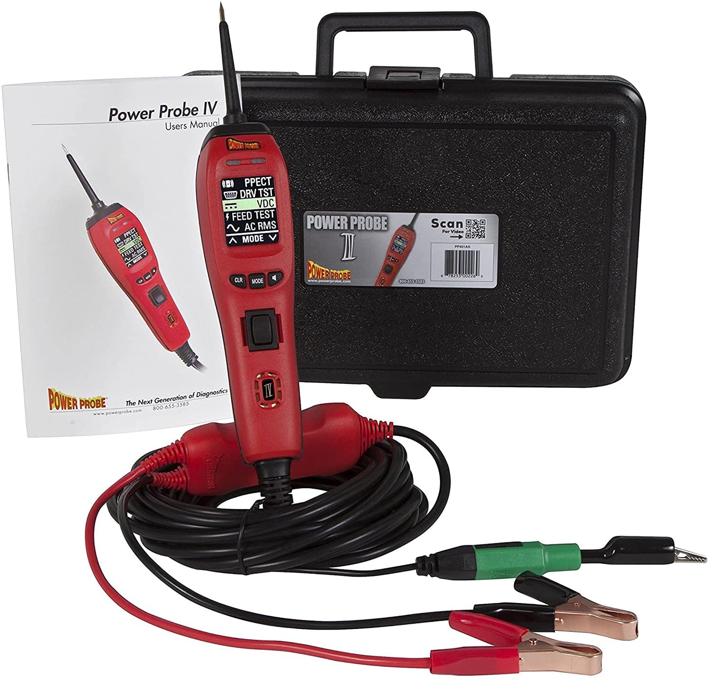 Power Probe IV - [Car Automotive Diagnostic Test Tool, Digital Volt Meter, AC/DC Current Resistance, Circuit Tester