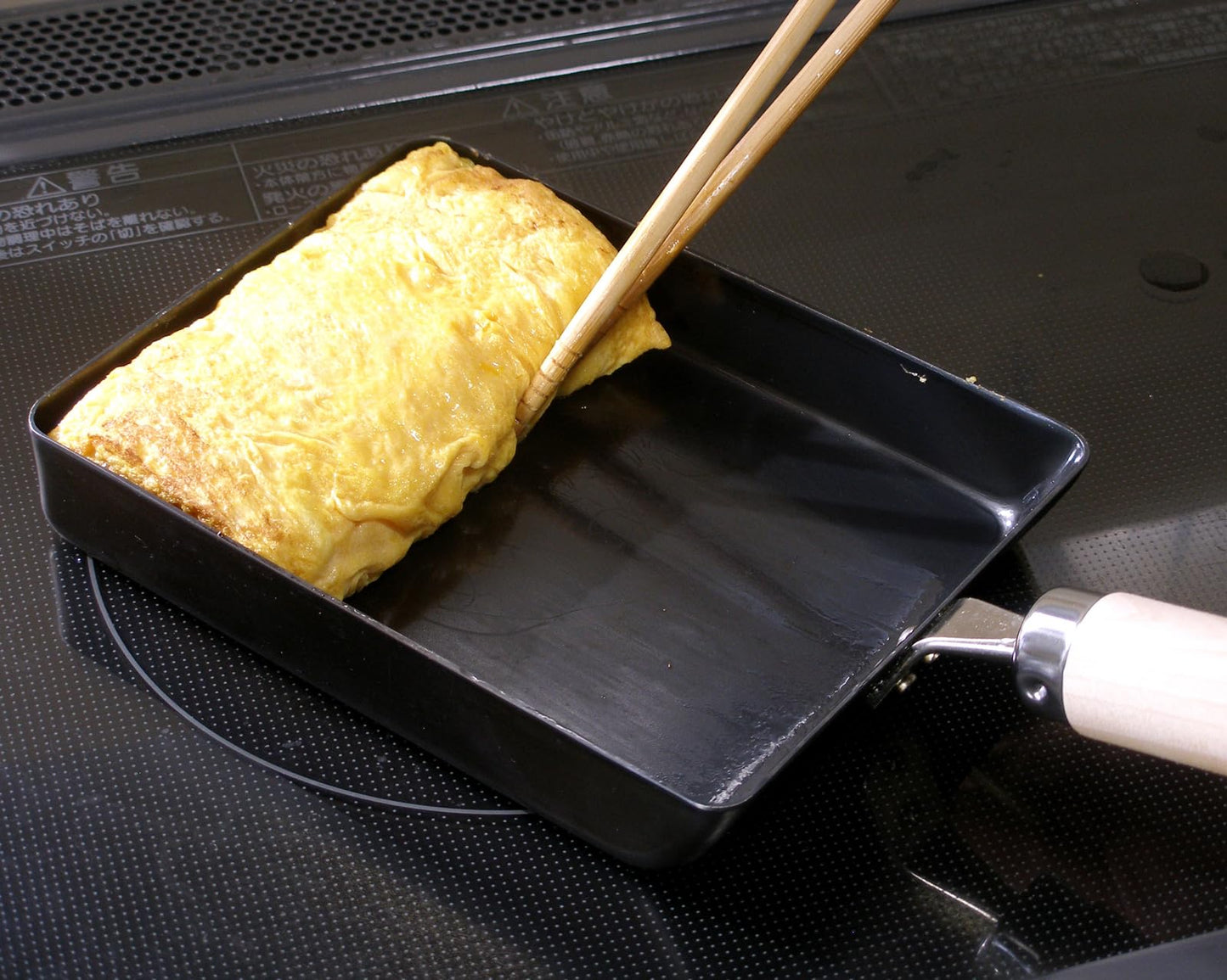 River Light Egg Pan, Iron Frying Pan, Extreme Japan, Large, Induction Compatible, Made in Japan
