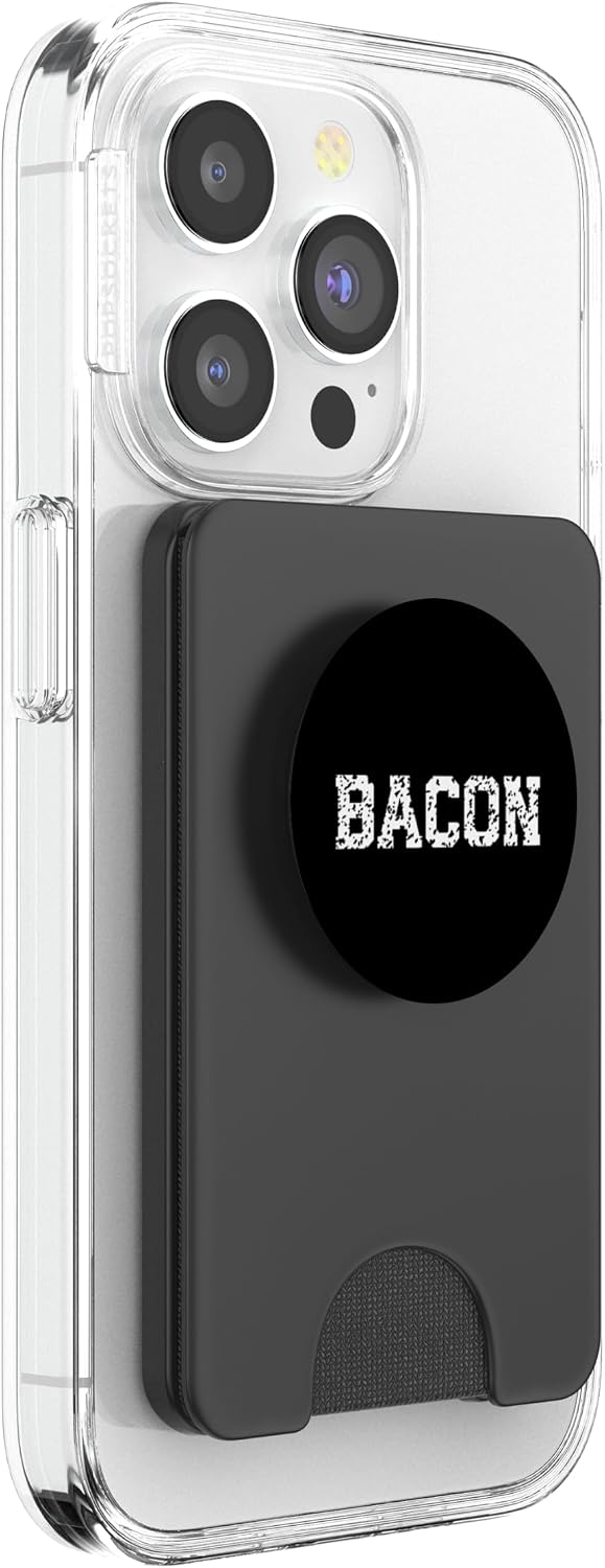 Bacon PopSockets Wallet for MagSafe - Trendy Accessory