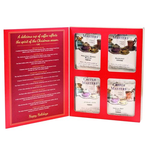 Coffee Masters - The Twelve Sips of Christmas Coffee Variety Pack | 12 Count Gift Set