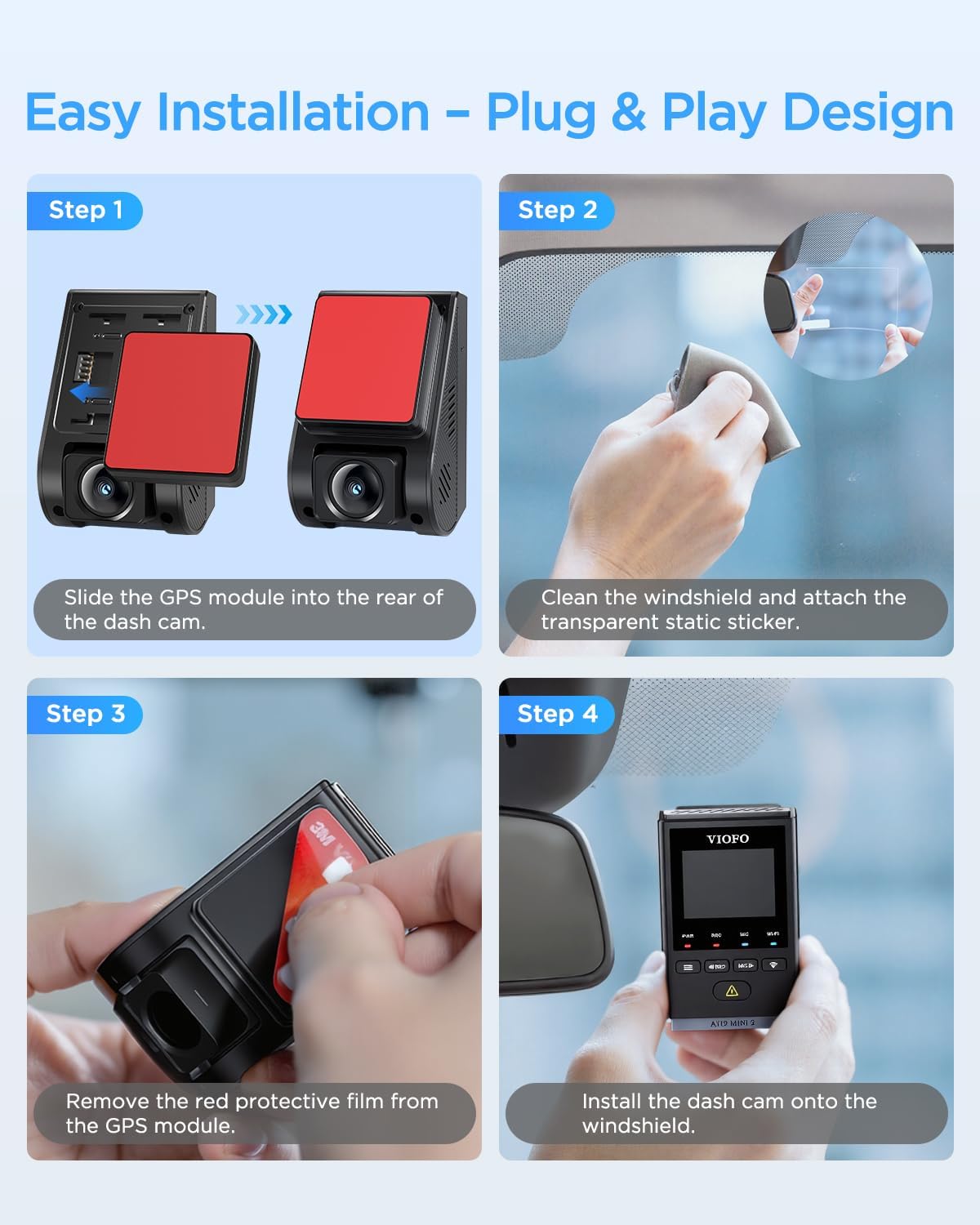 VIOFO A119M A119 2 GPS Module for Pro / Mini Dashcam
