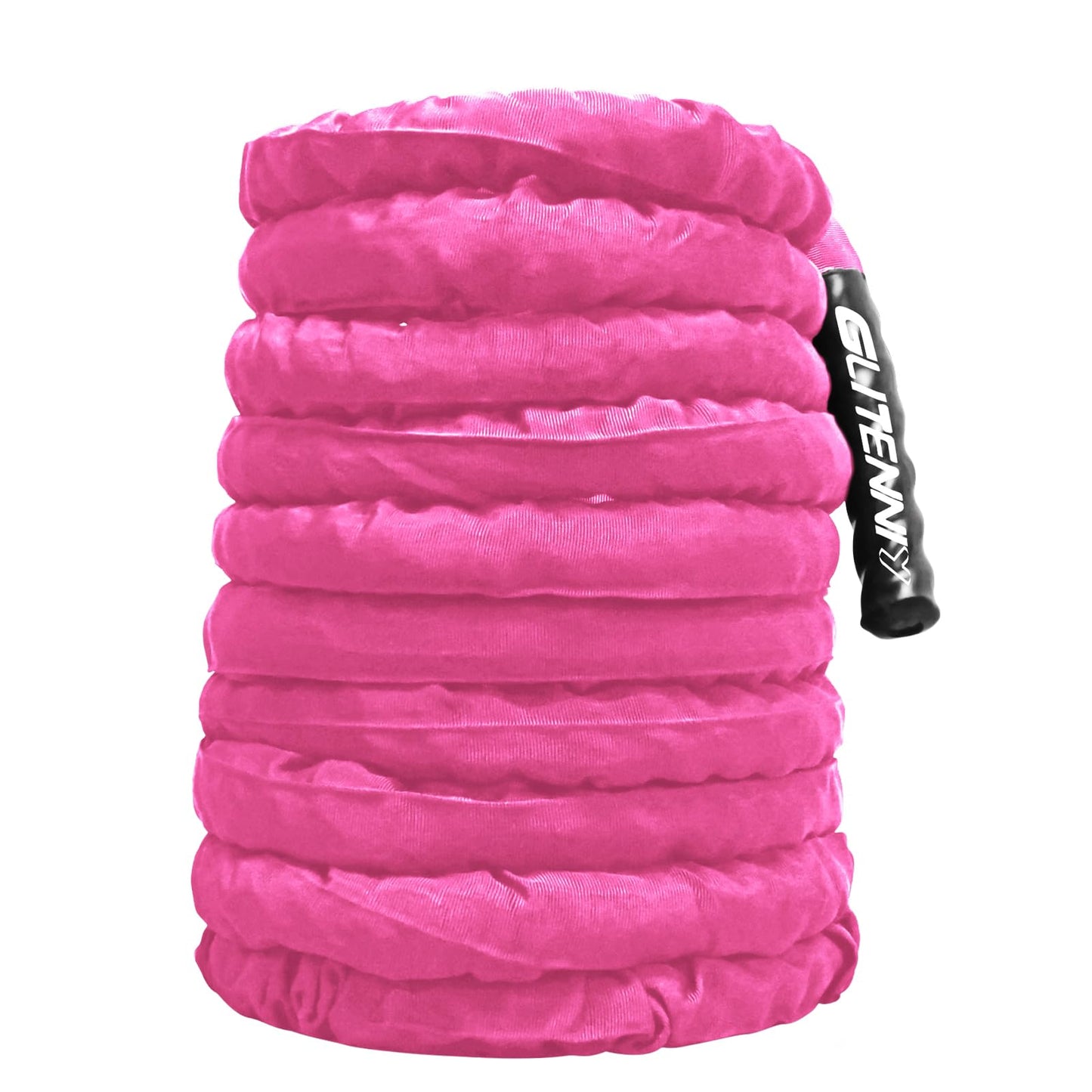 1 inch 30ft Pink Battle Rope Workout Rope Battle Ropes for Home Gym Exercise for Working Out for Exercise Training Weighted Workout