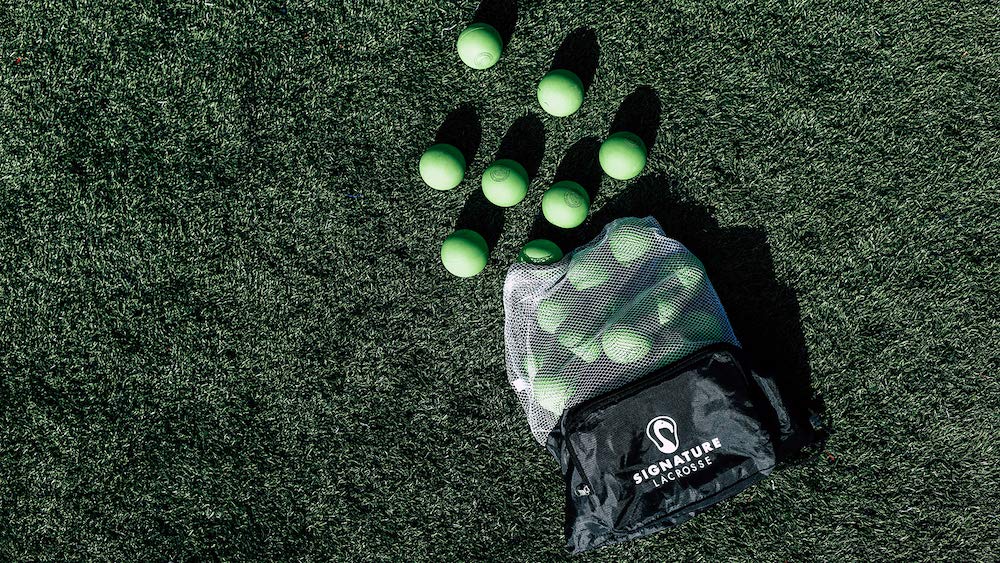 Signature Lacrosse Ball Set - Packs of 2, 4, 8, 12, and 100 - No Chemical Smell Massage Balls, Myofascial Release Tools, Back Roller, Muscle Knot Remover