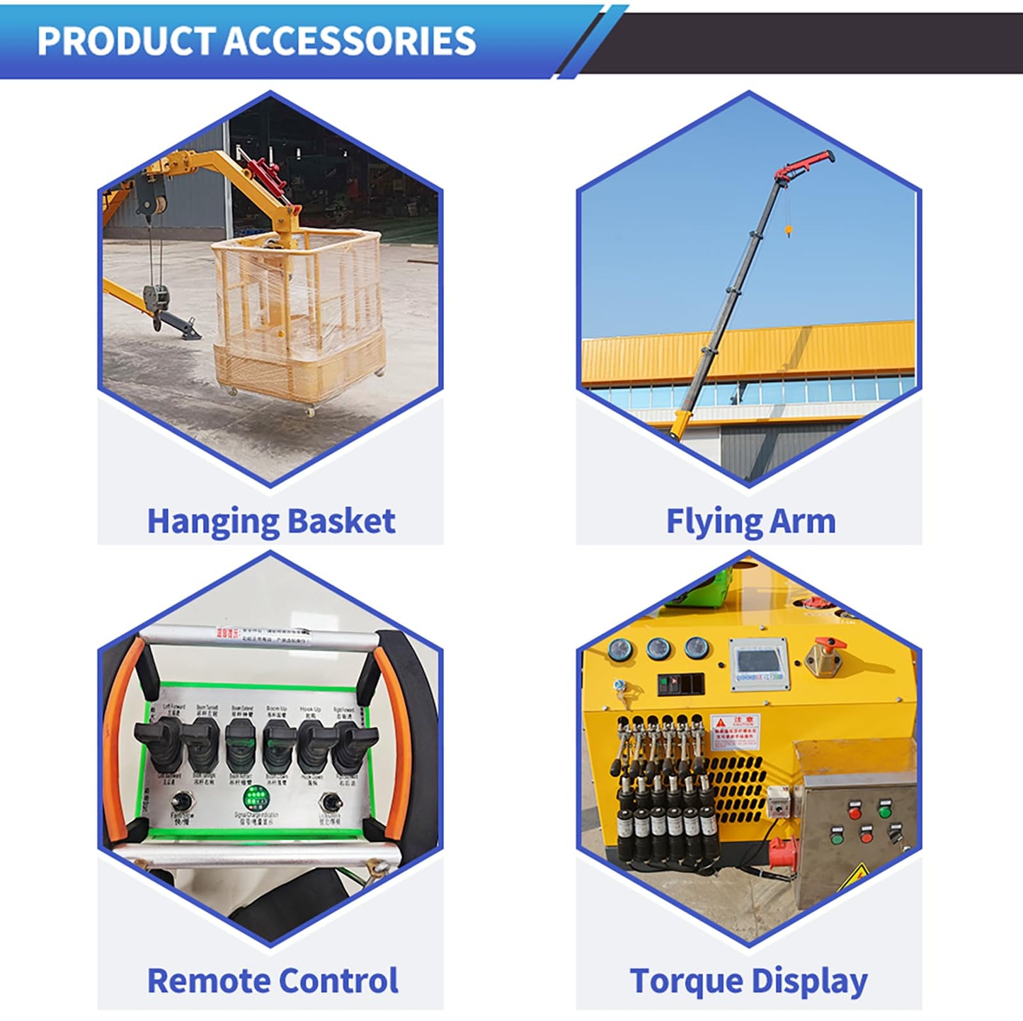 3 Ton Mobile Portable Hoist Crawler Crane Rotating Boom Tracked Chassis for Indoor Renovation Lift Basket Compatible