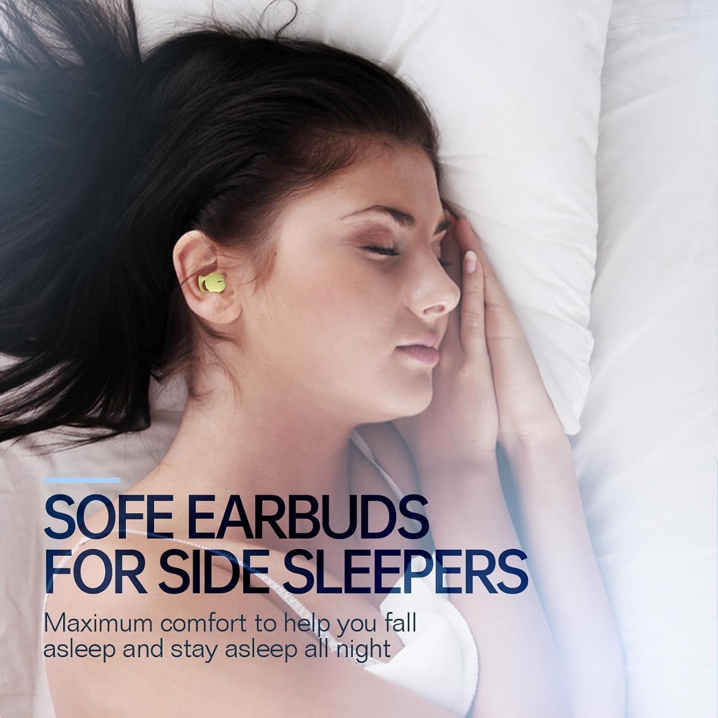 5.3 Invisible Sleep Headphones,Sleep Earbuds for Side Sleepers,Small Comfortable Fit Noise Blocking Sleeping