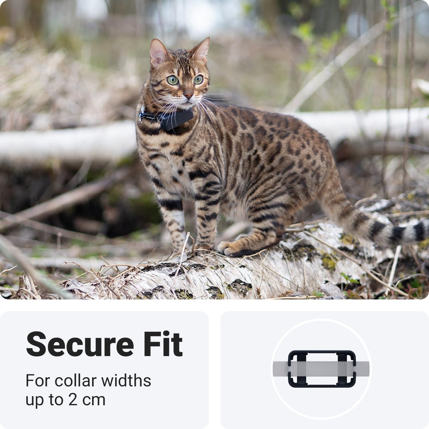 Tractive (Pack 2) GPS Cat Mini Clip Mounting