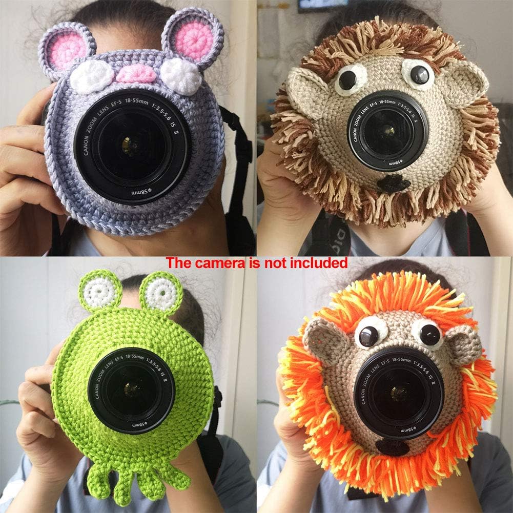 Frandilo Camera Buddies, Shutter Huggers for Getting The Baby's Attention, Child Lens Accessory Handmade Pet Shutter