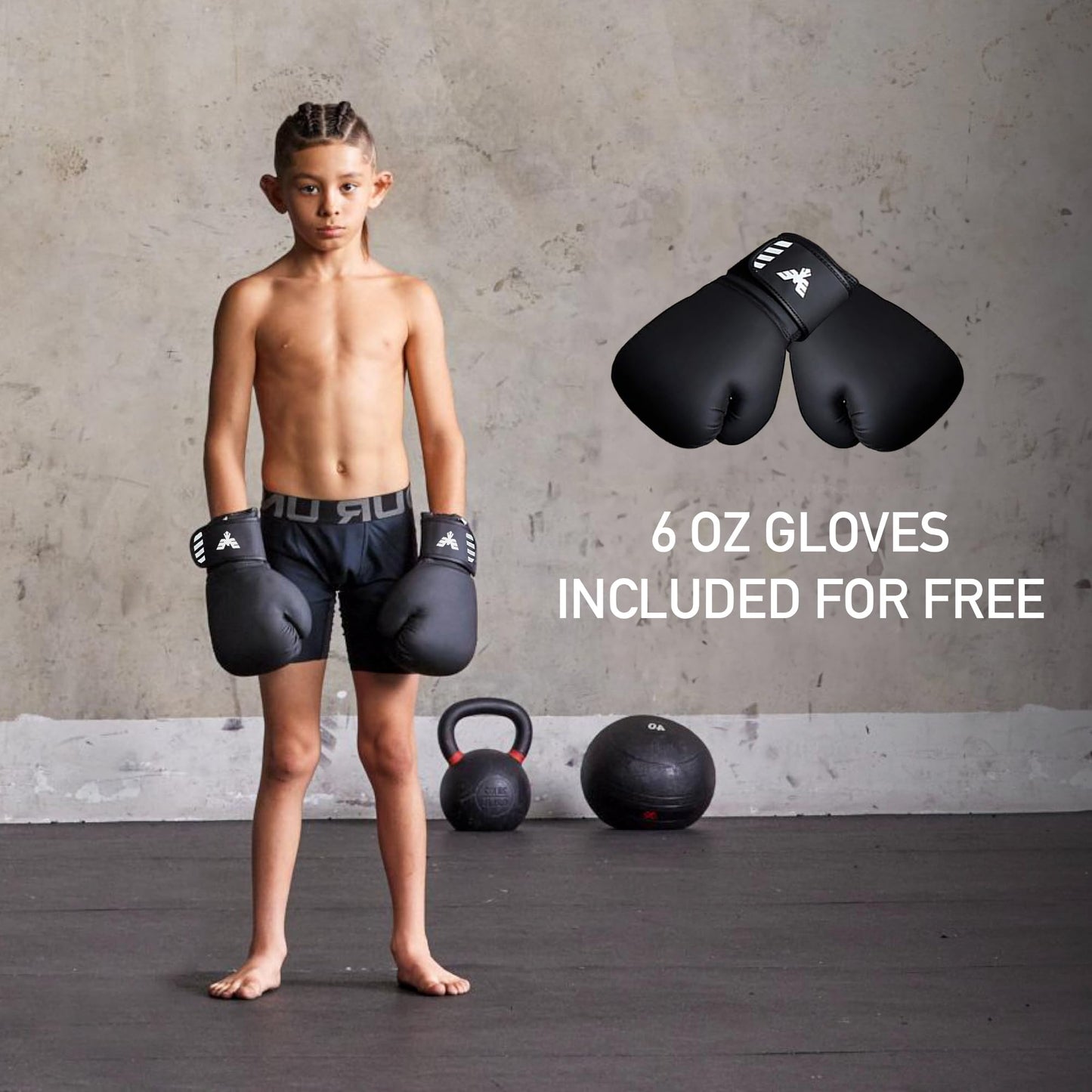 Elite Sports Kids Boxing Punching Bag Set - 2 ft Heavy Boxing Bag, 6oz Gloves & Phone Case – Youth Boxing, MMA, Home Gym & Martial Arts Training Equipment (UN-Filled)