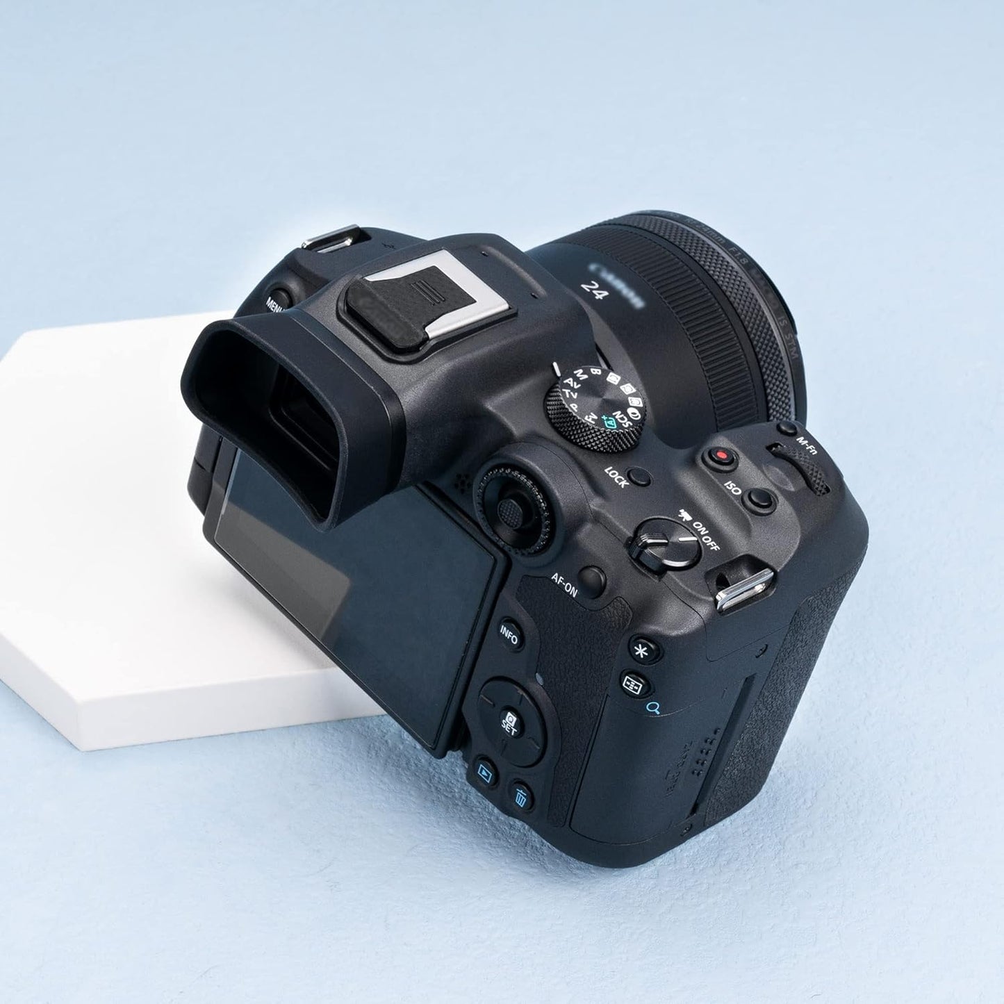 R7 R7 EOS Eye Cup Eyecup Eyepiece, Extended Long Soft Eyecup Eyepiece Viewfinder for Canon EOS Mirrorless Camera, Soft
