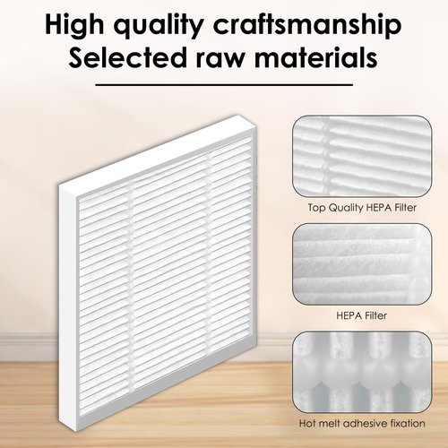 (8 Pack) Roomba 104, Q0520 Q011 Q0120 HEPA Filters for iRobot Roomba Vac, Vacuum 2 Essential Robot, Robot Vacuum and Mop, Y0140 Y0112 Y0110 Q0120, Roomba 105 Combo, Replacement Upright Vacuum Filters