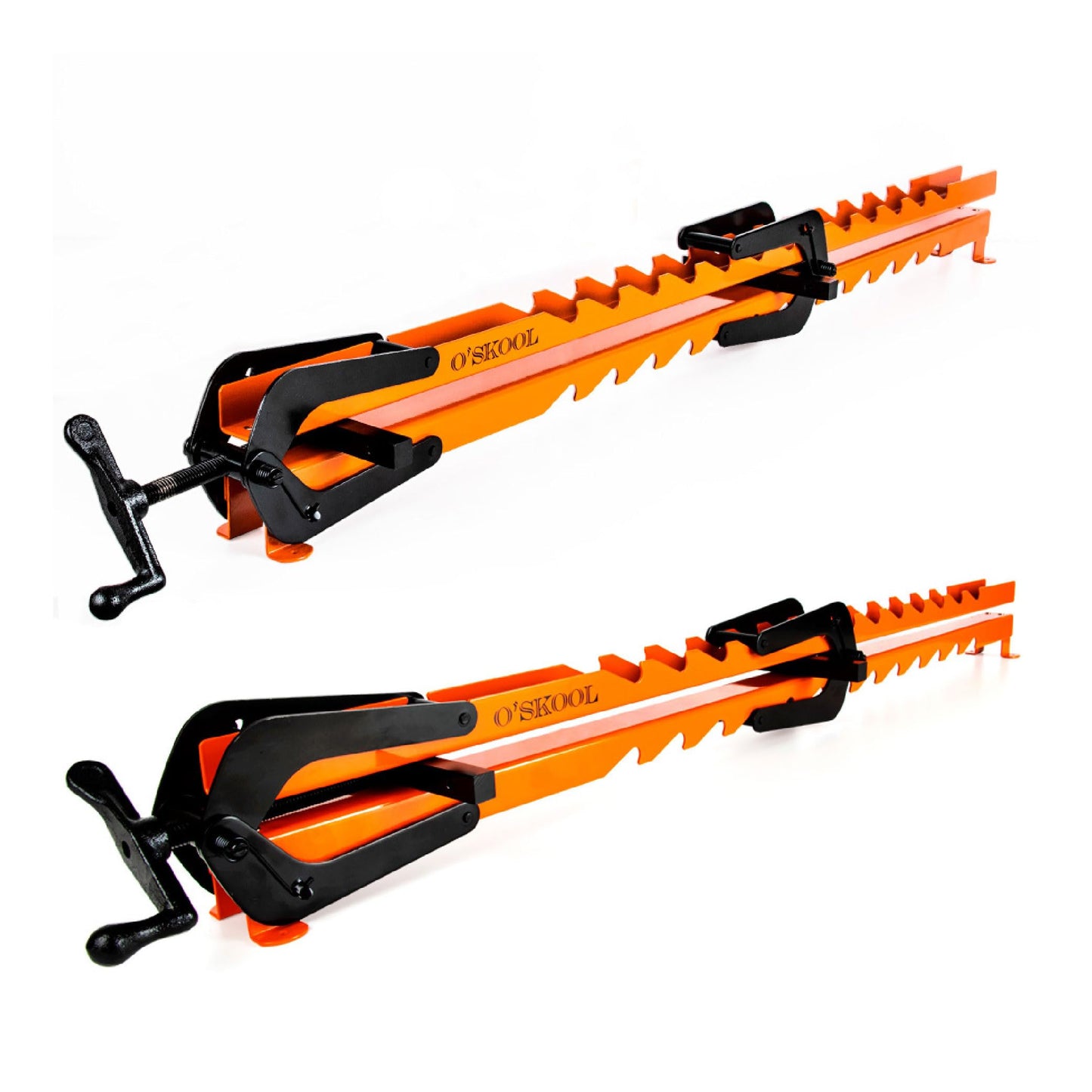 O'SKOOL 36 Inch Pressure Panel Clamps, 2 Pack 4-Way Steel Clamping System for Woodworking Panel Glue-Ups, Edge Gluing and Cutting Boards, CAV013