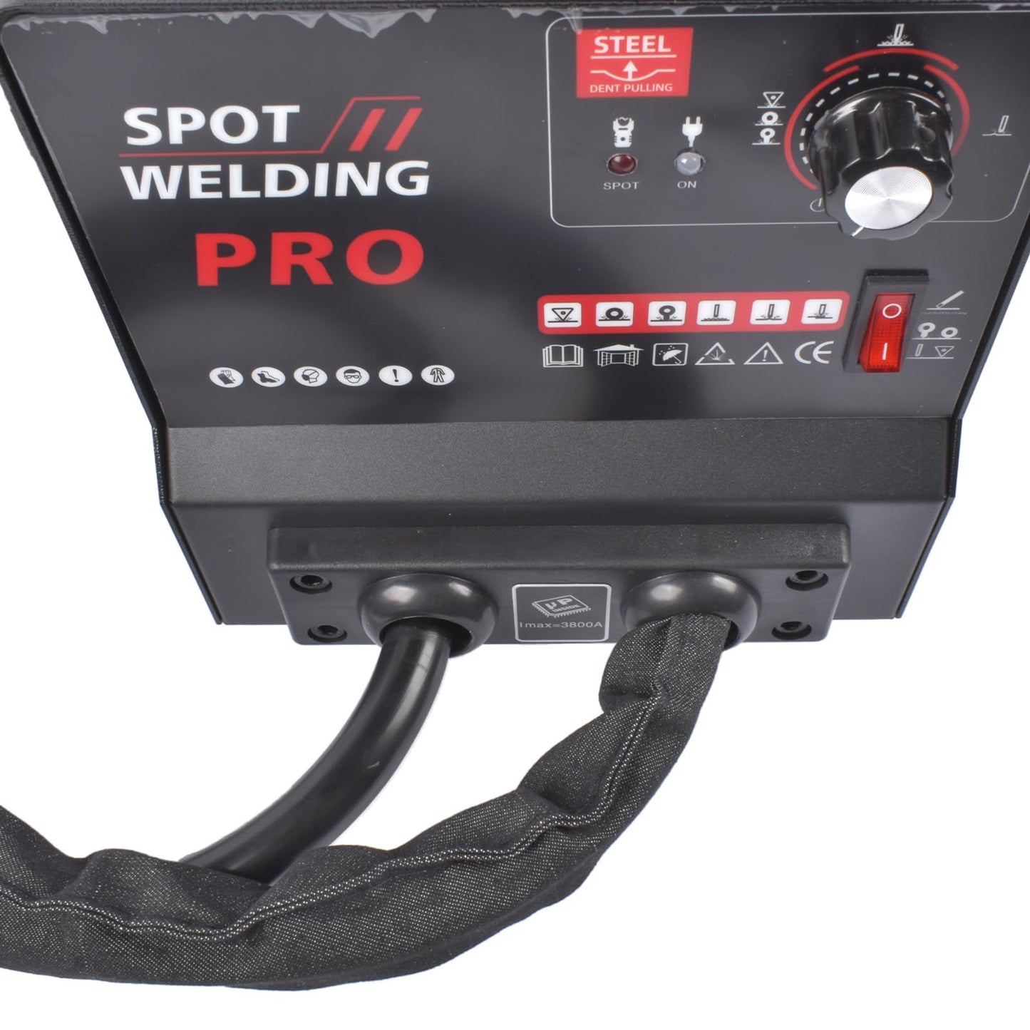 Mixizap Stud Welder Dent Repair Kit, 110V 3500W Spot Welder Dent Puller Machine, Auto Body Dent Removal Tool with 6 Welding Modes, Auto & Manual Dual Mode for Car Dent Repair