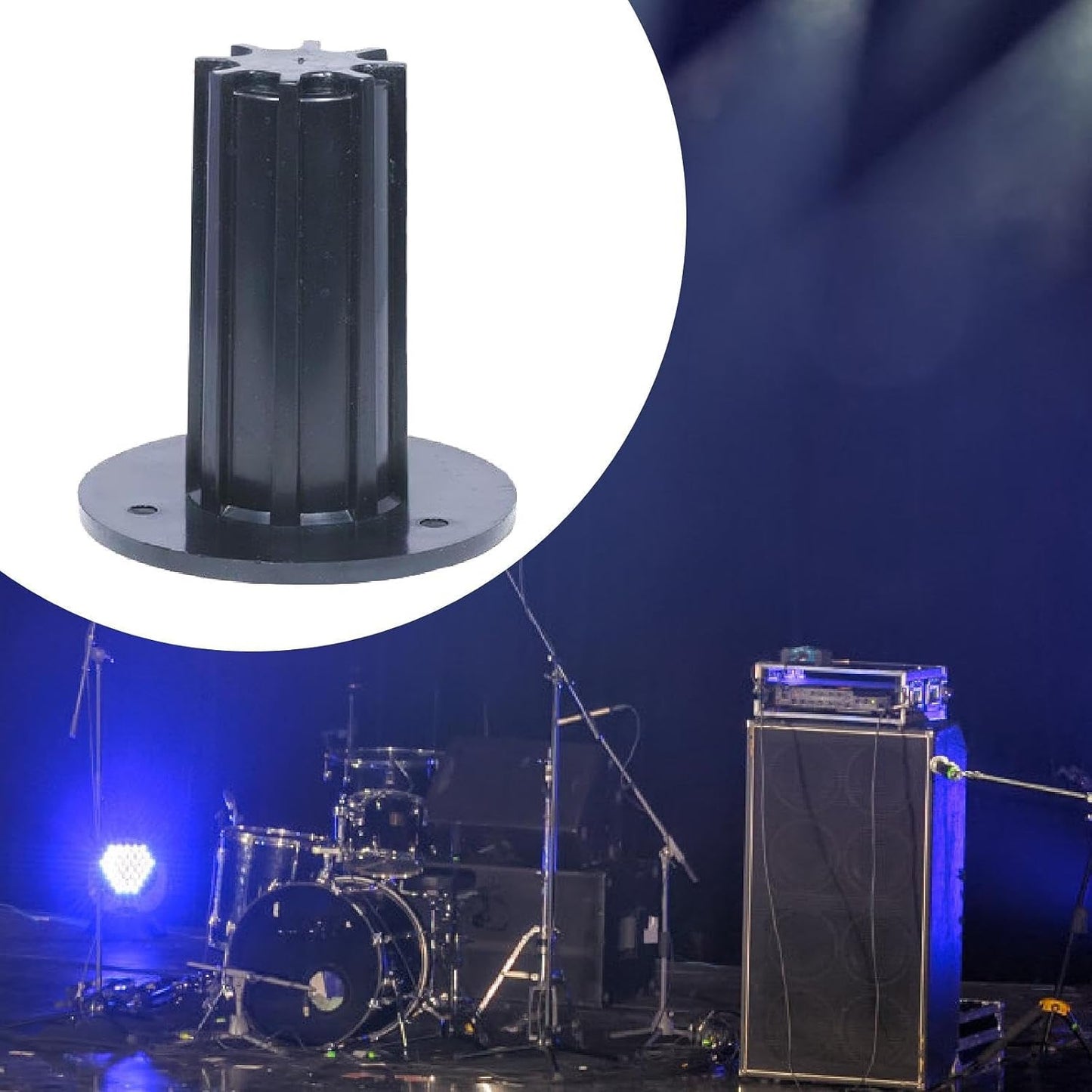 FVDPWYE Speaker Stand Top Hat Mounting Bracket Easy Installation Mounts Hat Speaker Cabinet Pole Mount, Style D