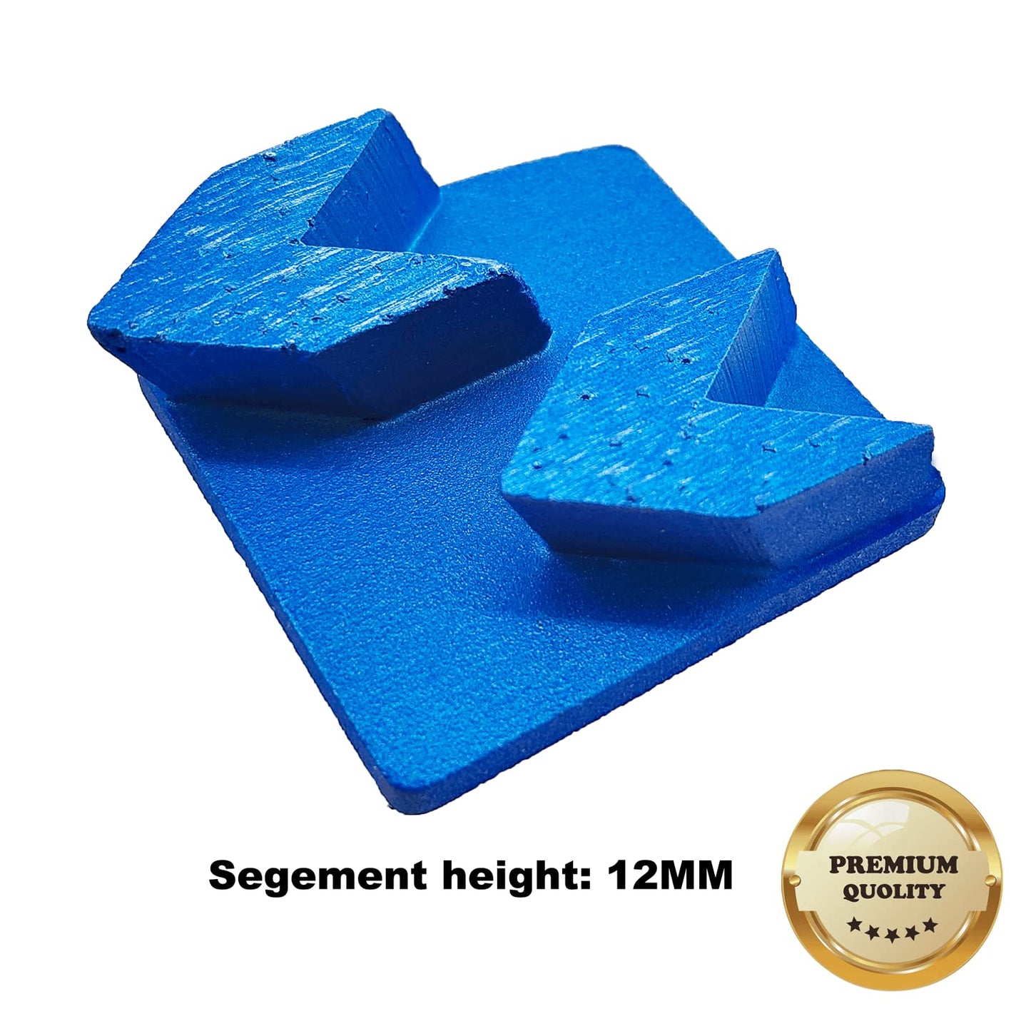 9 Pcs Pro REDICLOCK Diamond Grinding Shoes Extra Soft Bond for Extra Hard Floor (Grit Optional), for Husqvarna Floor Grinding Machine (16 Grit - 2 Arrow Segment XS Bond for Extra Hard Floor)