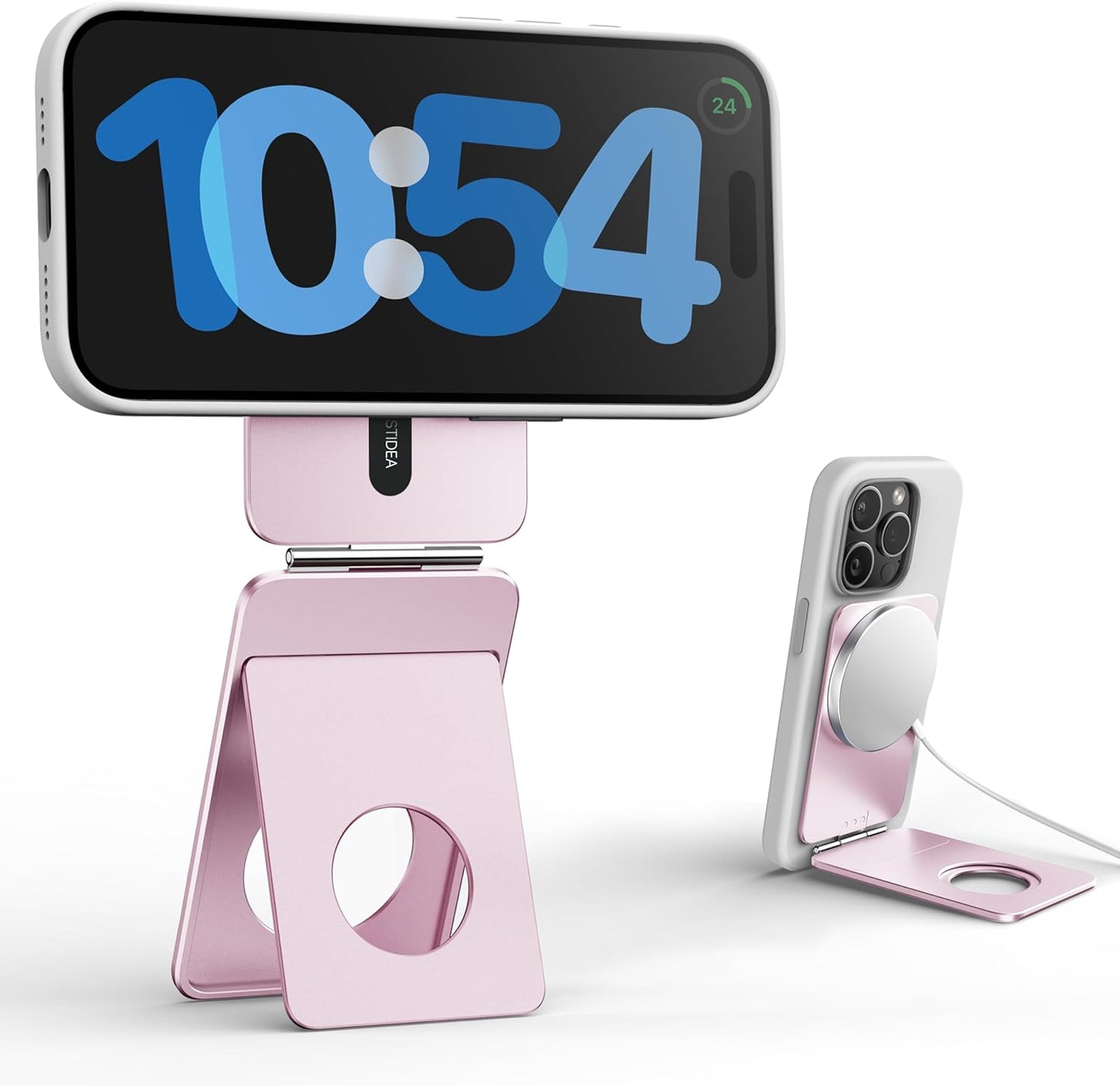 1ST IDEA 17/16/15/14/13/12 Magnetic Tripod for iPhone, Aluminium Phone Tripod Stand Compatible with Magsafe iPhone