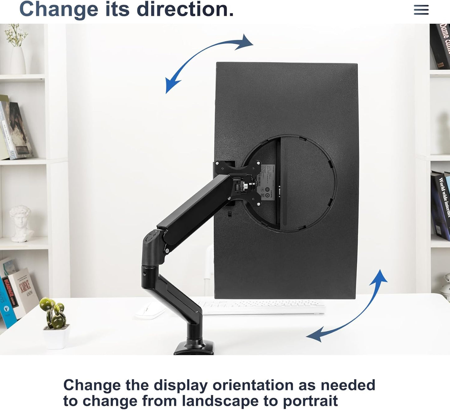 JUNBOMAOYI CF27T55 CF32T55 32" S39C 27" S39C 27" 32" T55 S39C 100 100mm 75 75mm Monitor Arm/Mount VESA Bracket Adapter