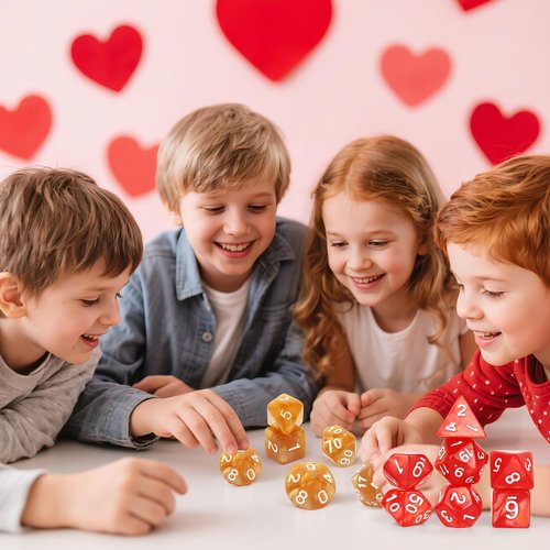 24 Pack Mystery Dice Set Bulk, 168PCS Mystery Dice Set Easter Egg Fillers, Basket Stuffers for Kids Easter Egg Stuffers, Classroom Prizes, for Easter Egg Hunts, Party Favors, Kids, School