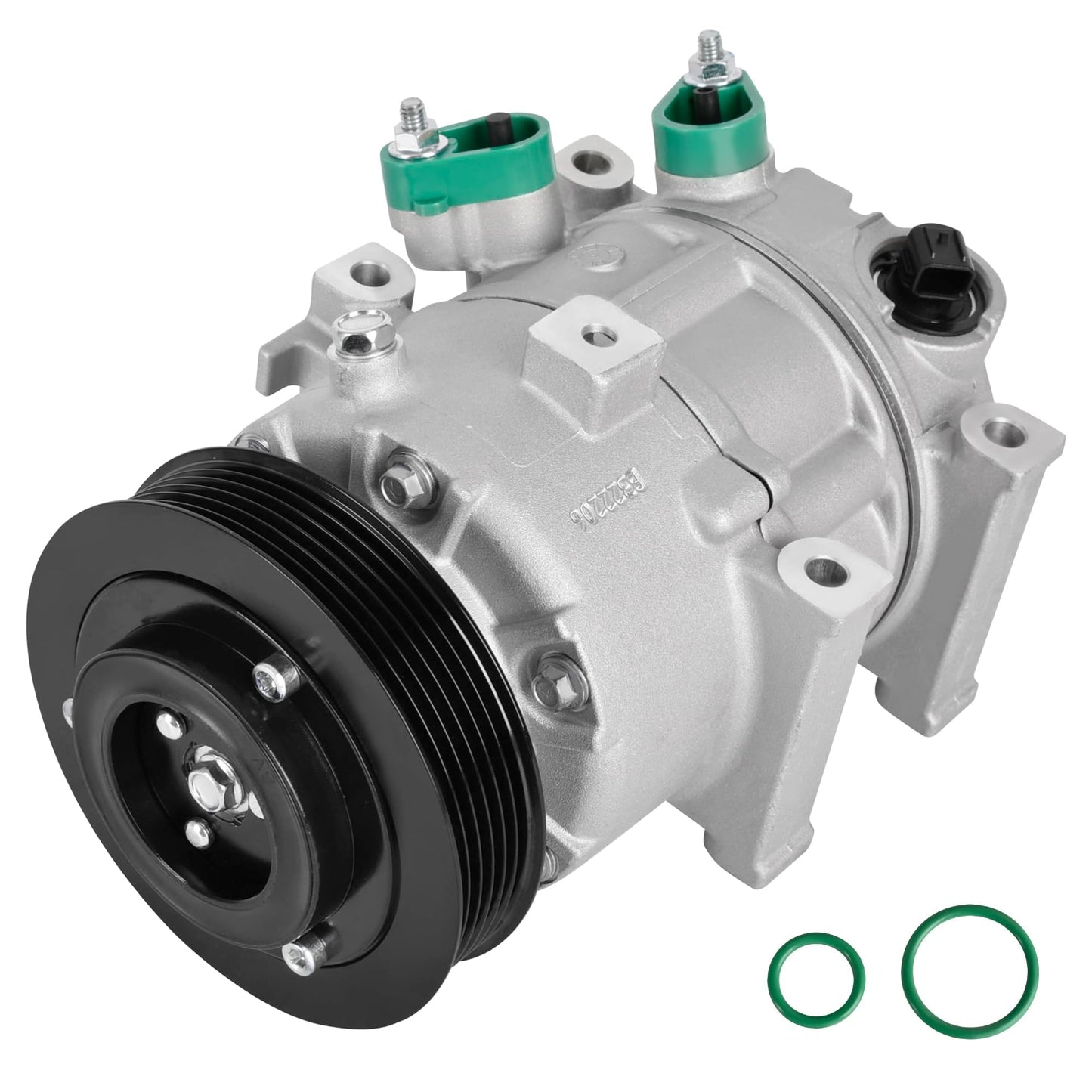 HYR New Air Conditioner AC Compressor with Clutch Compatible with Hyundai Sonata 2.0L 2.4L 2012-2014 & Kia Optima 2.0L 2.4L 2012-2018, #CO29159C 977013V110