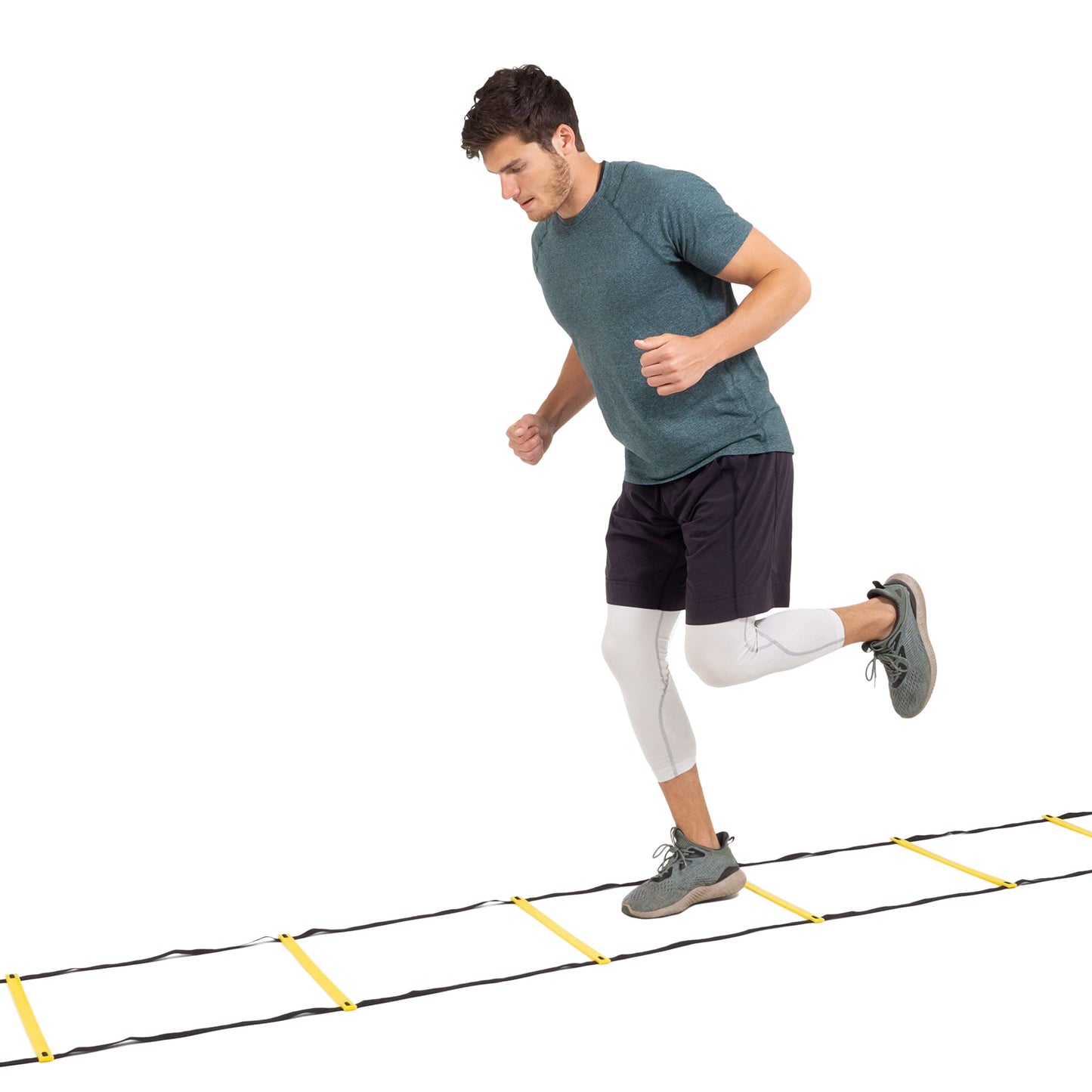 ProsourceFit Speed Agility Ladder for Speed Training and Sports Agility Workouts with Free Carrying Bag, 8 Rung