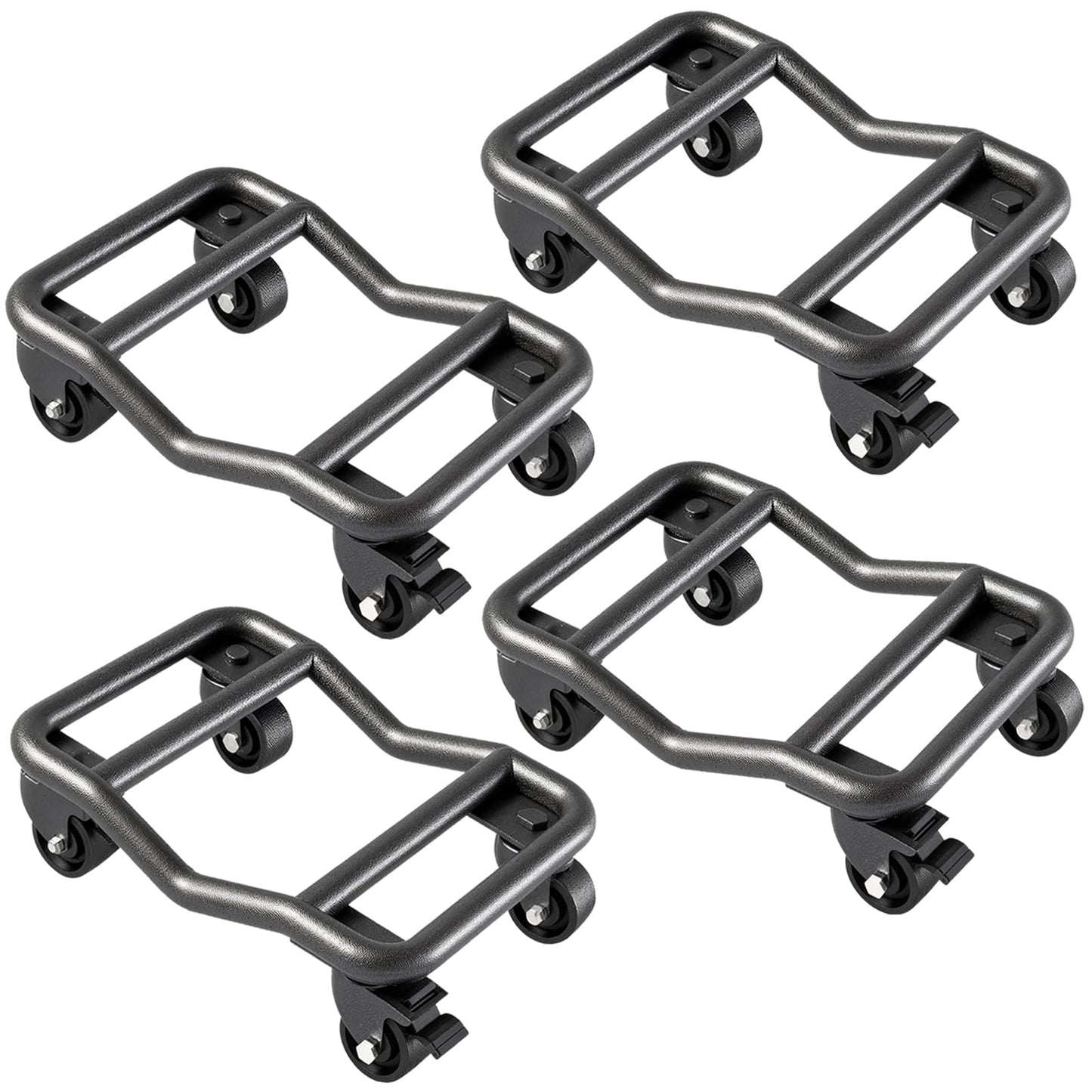 Car Dolly Set of 4, 9000 LBS Capacity Universal Vehicle Moving Dolly for Cars, SUVs, Motorcycles & Boats, Low-Profile Wheel Skates for Garage, Workshop and Marine Use