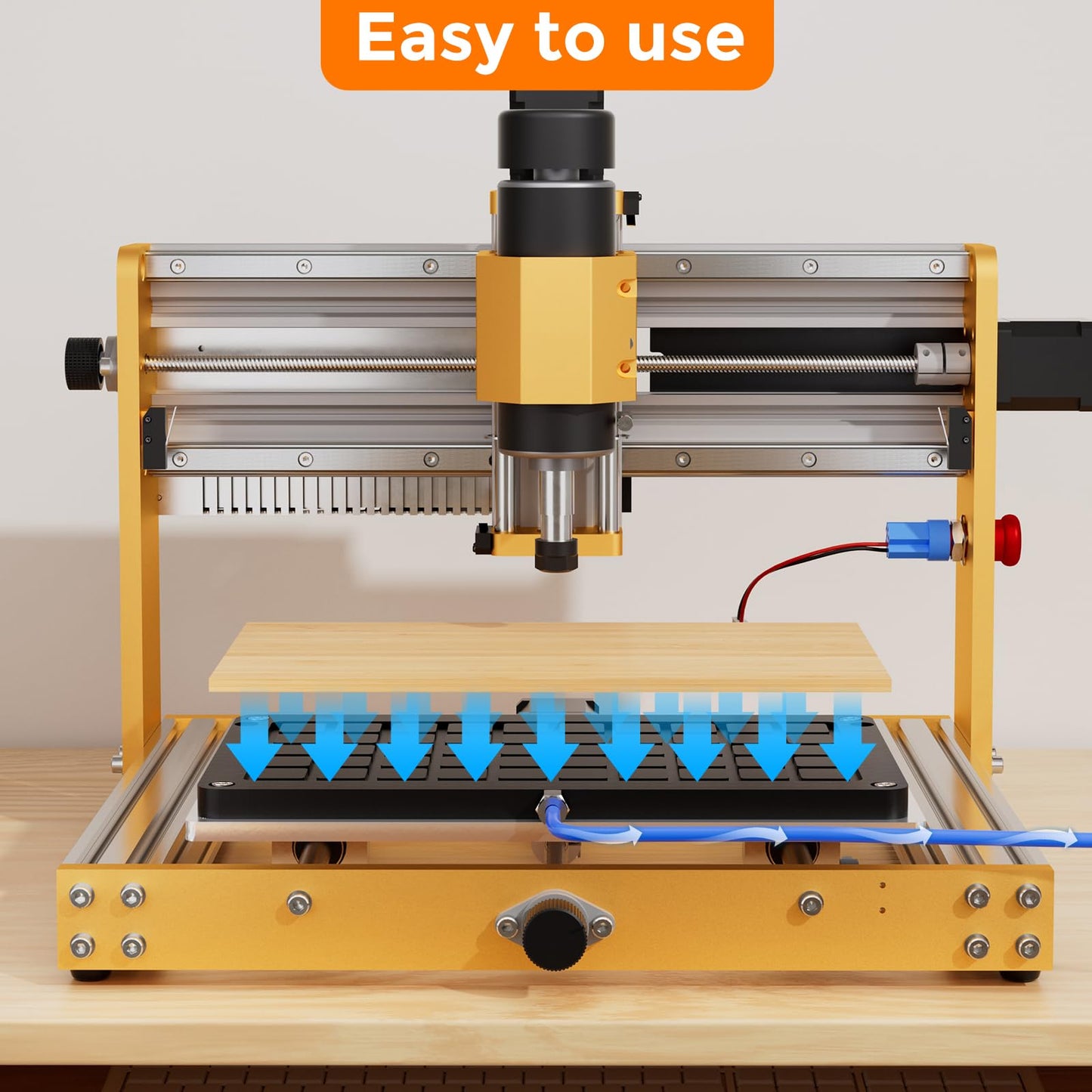 3018 Vacuum Table for CNC Series 3018 Pro Max, 3018 Pro Ultra, Workholding Suction Table Set for Engraving and Milling. Area: 300x180x15mm