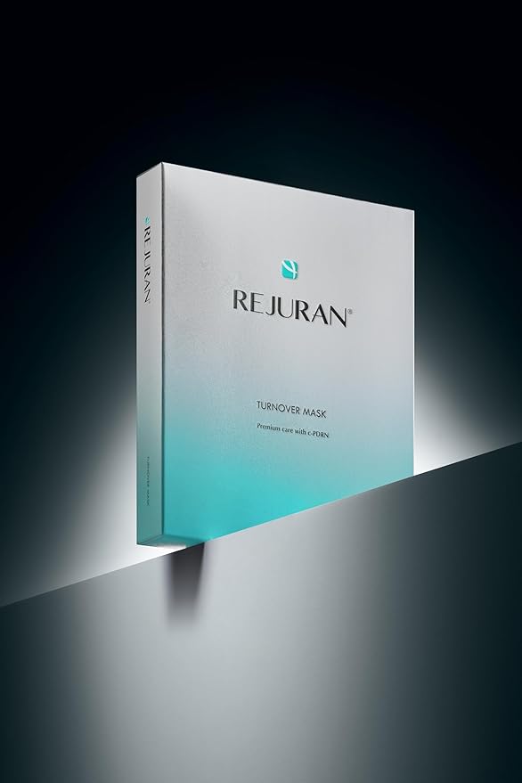 REJURAN® Turnover Mask, c-PDRN® (5ea) ??Original Salmon DNA for Firming, Hydration, Repairing & Revitalizing. Achieve Youthful, Radiant Skin. Korean Skincare. Ultra Microfiber Sheet Mask