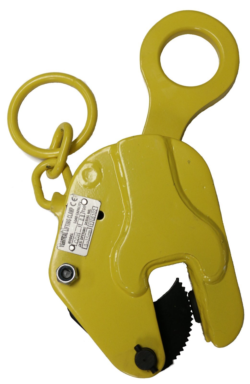 V-Lift Industrial Vertical Plate Lifting Clamp Steel 1763 lb WLL .8T with Lock