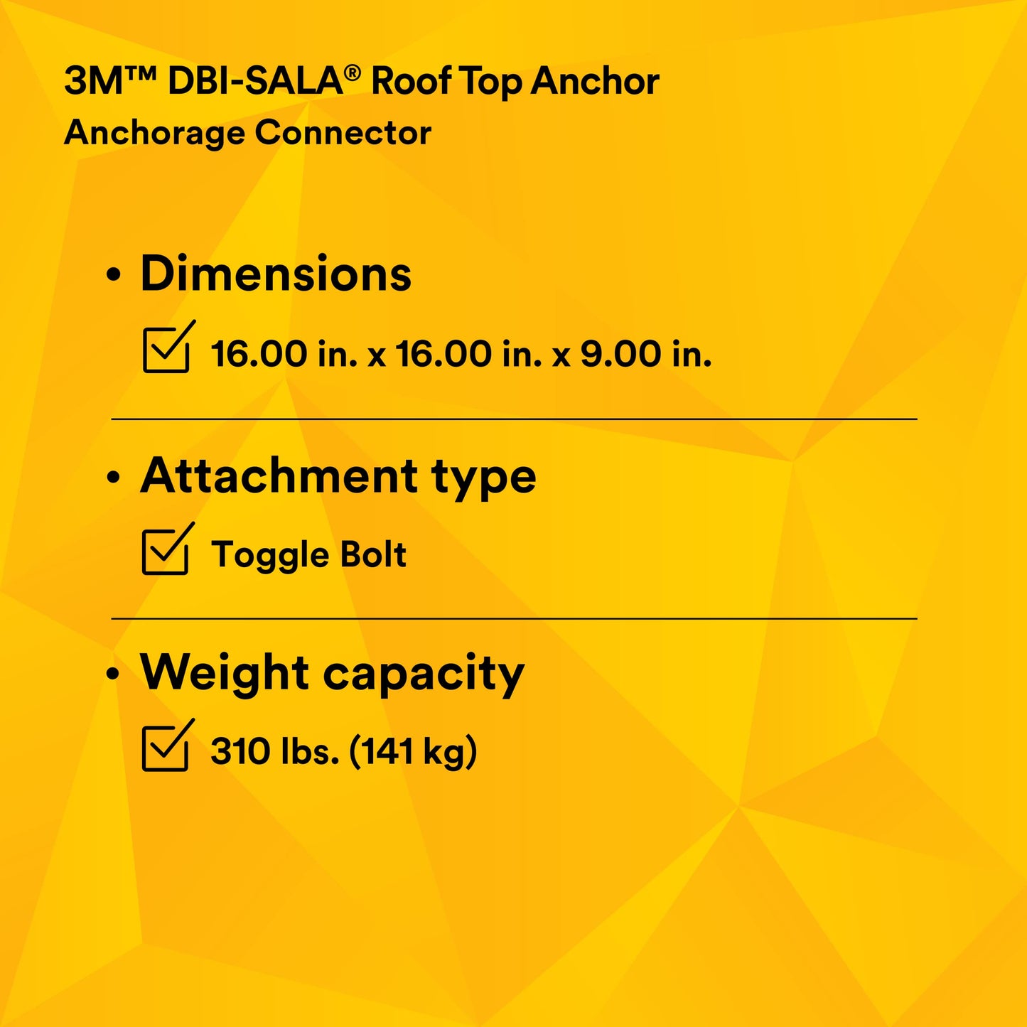 3M DBI-SALA 2100142 Roof Top Anchor for Bitumen Membrane and Built-Up Roofs with Weather Proofing Shroud, Silver