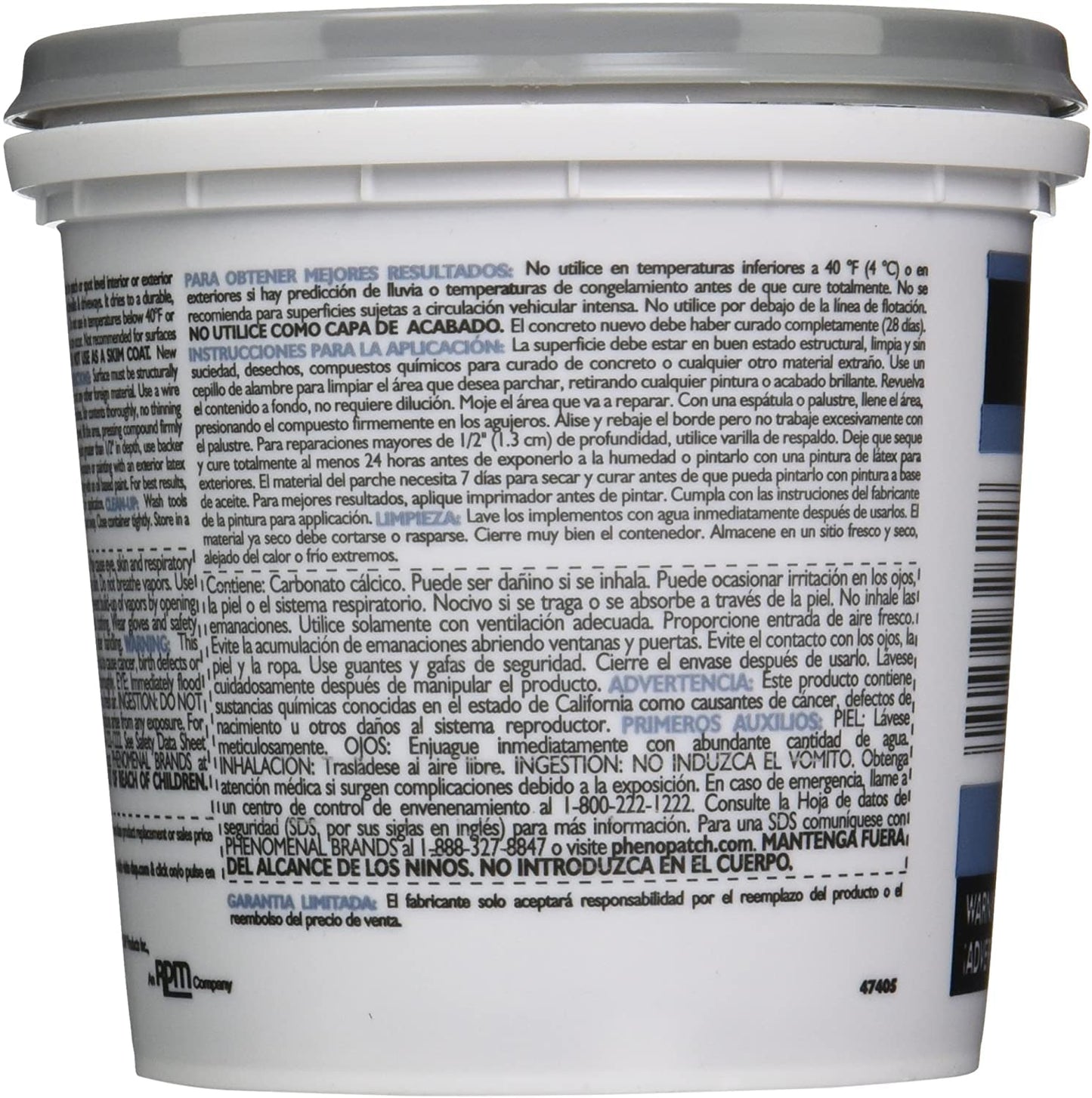 Pre-Mixed Concrete Patch,2 PACK