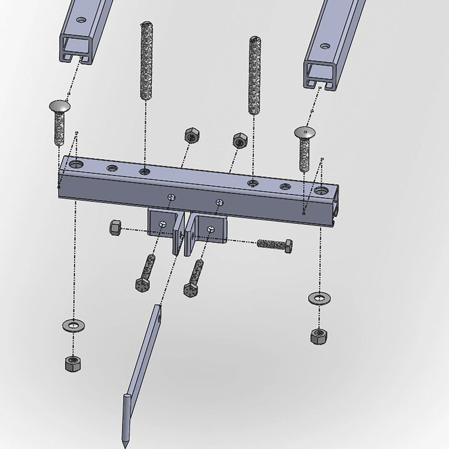 Granberg EZ Rail Sawmill Guide System - 5Ft. 2 Crossbar Kits, Model Number G1085