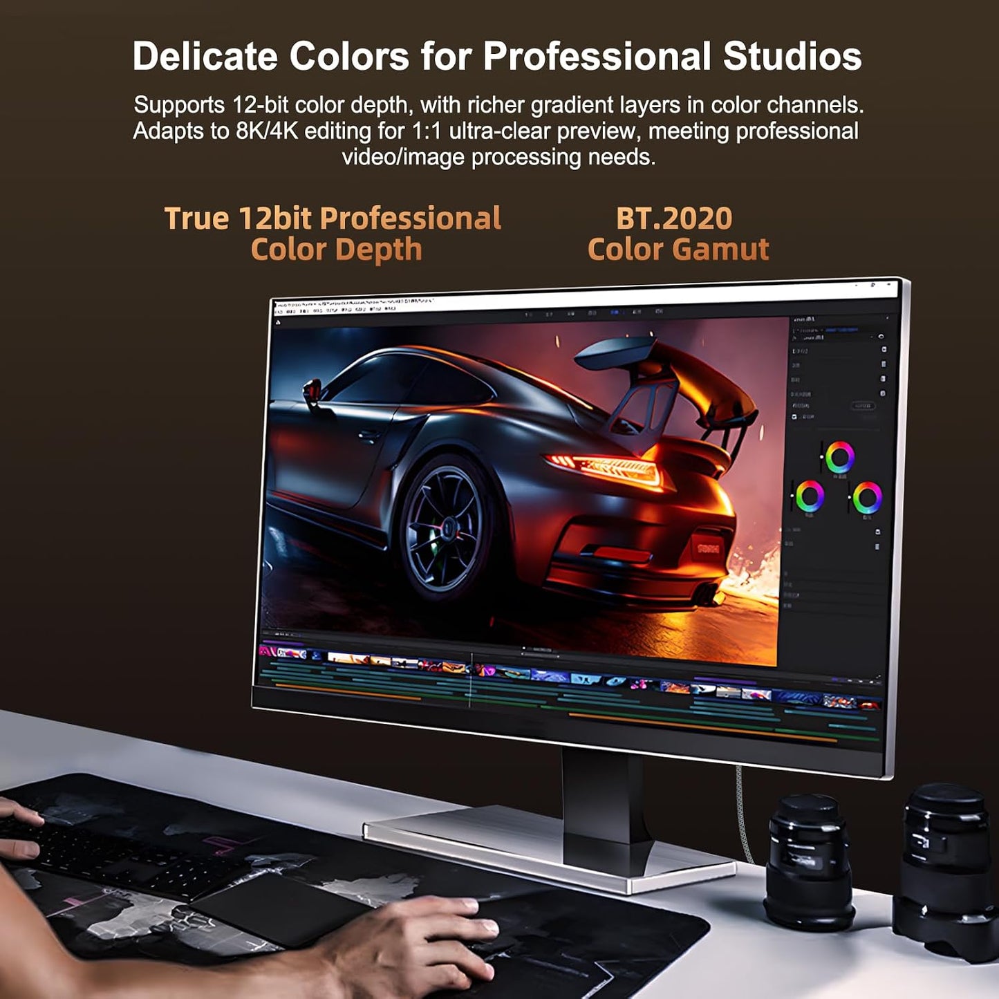 Vay Forwarg 8K@60Hz 4K@240Hz (3.3FT) HD Video Line HDMI to HDNI Gray Backward Compatible Suitable for Laptop HD Monitor