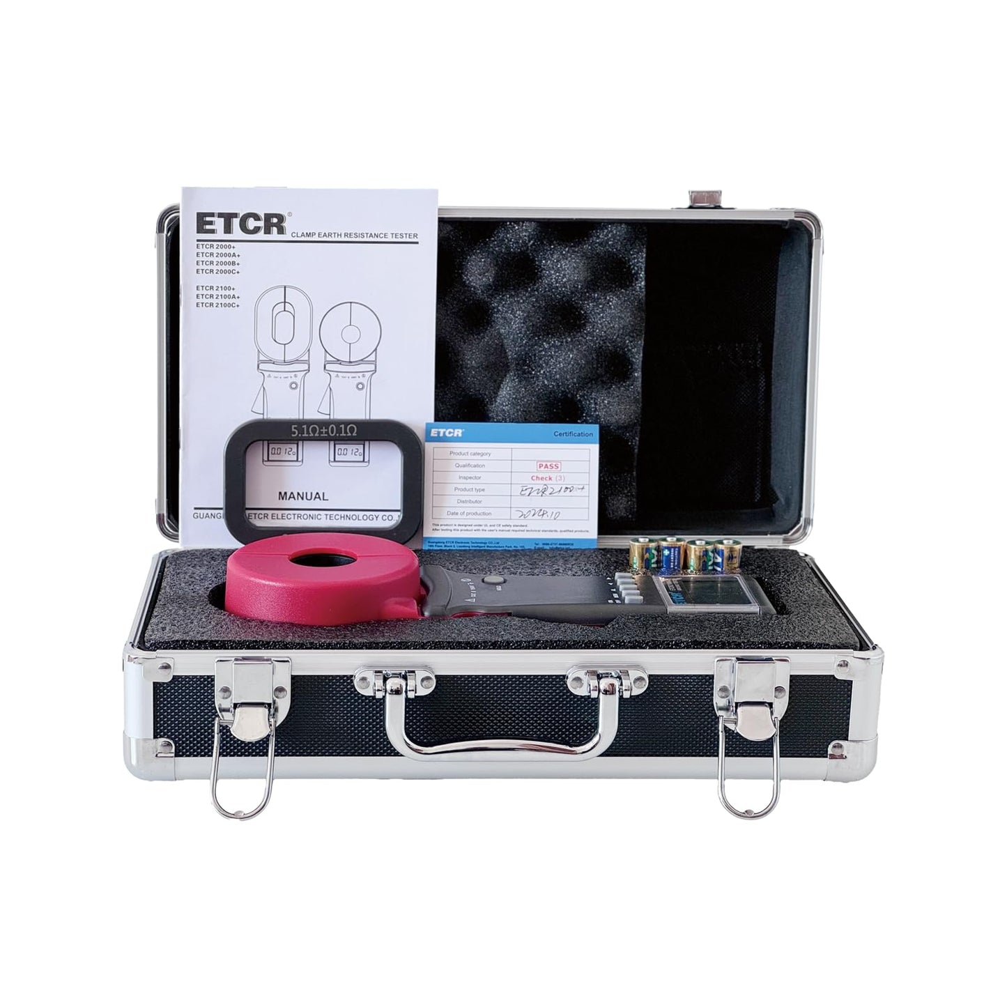 ETCR ETCR2100+ Digital Clamp Ground Earth Resistance Meter Tester 0.01-1200Ω