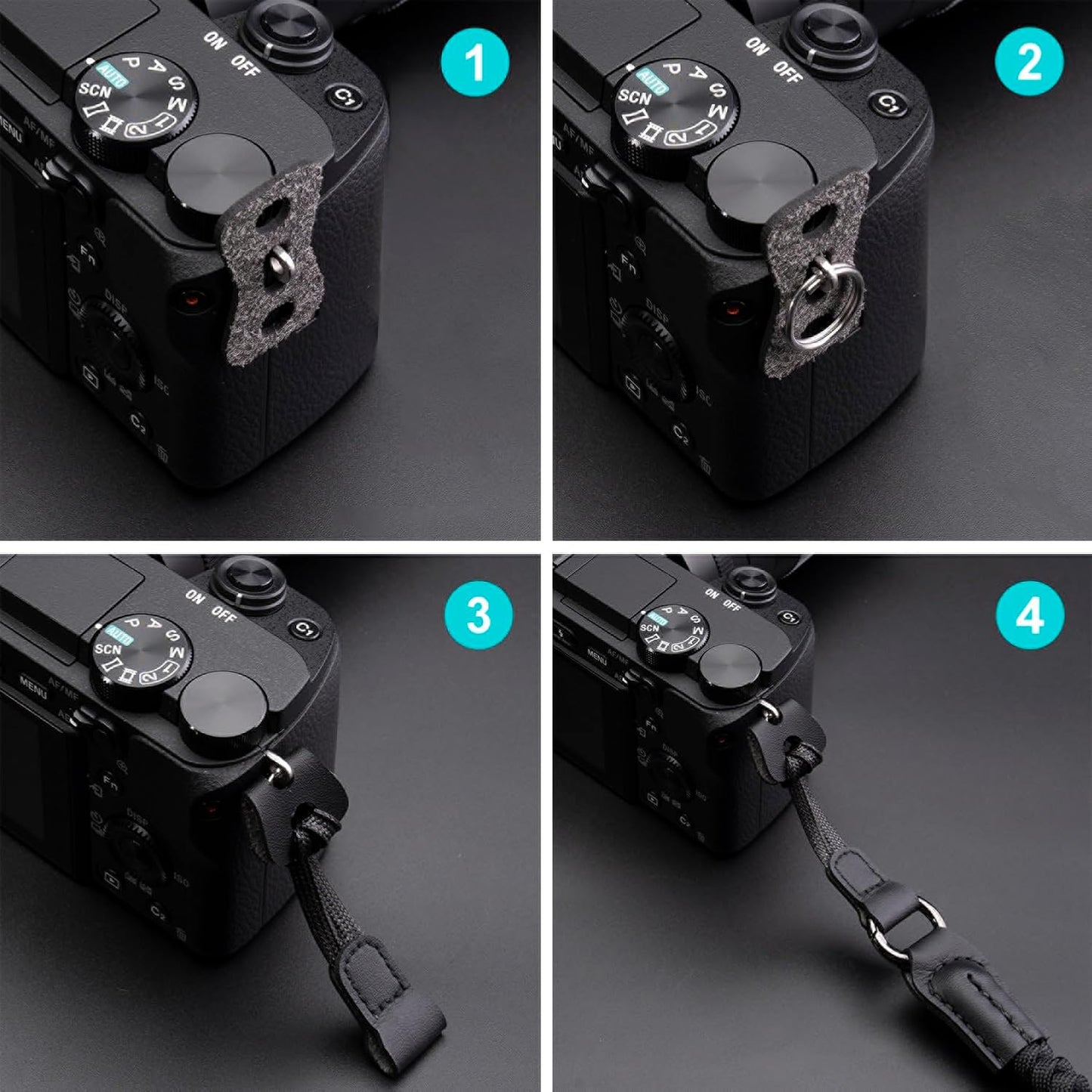VKO Camera Strap,Quick Release Camera Shoulder Strap,Paracord Woven Portable Camera Neck Strap, for SLR DSLR Digital