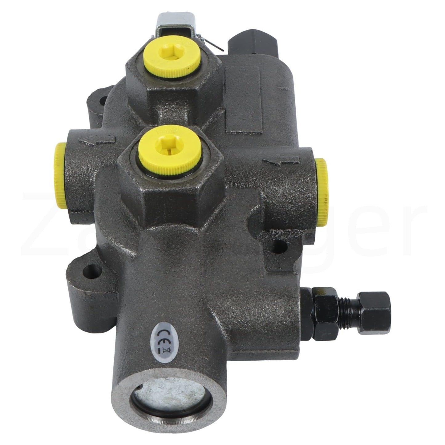 Zachager Hydraulic Log Splitter Pump Kit - 16 GPM 2-stage pump, coupler, mount and hardware - 1" inlet, 1/2" NPT outlet, 3600RPM, 4000 PSI, for small engine log splitters