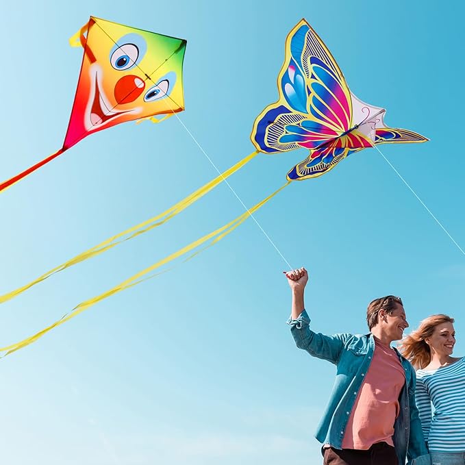for Kids & Adults Easy to Fly, Large Kites for Adults,Beginner Kite for Kids Ages 4-8, 8-12, Perfect for Beach Trip and Family Activities